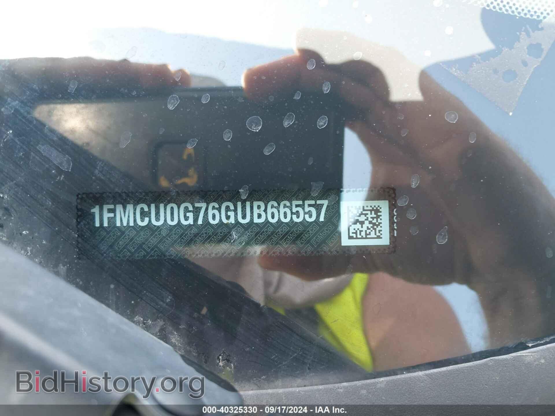 2016 FORD ESCAPE - VIN: 1FMCU0G76GUB66557 - Фото 9
