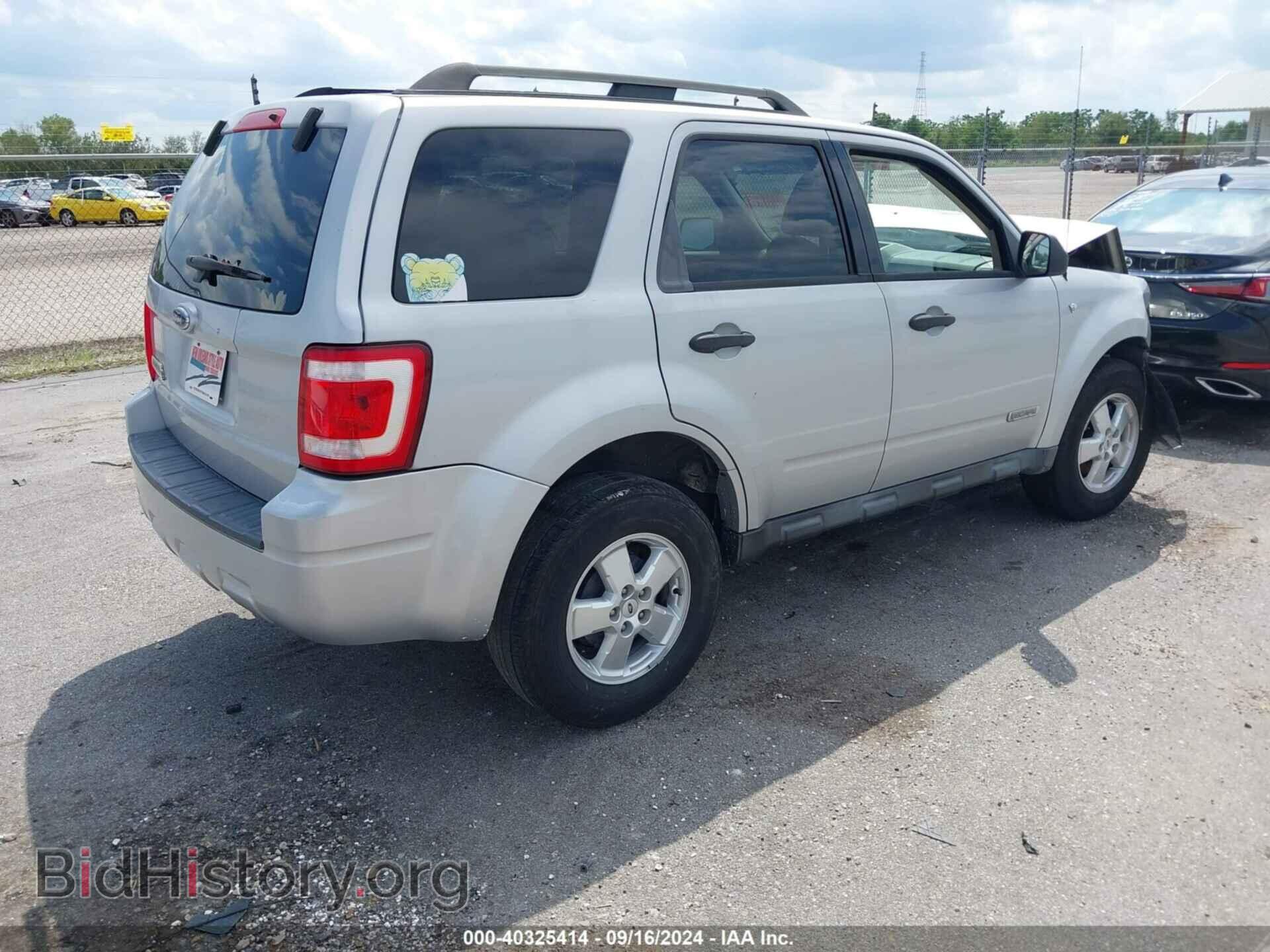 2008 FORD ESCAPE - VIN: 1FMCU03128KC98388 - Фото 4