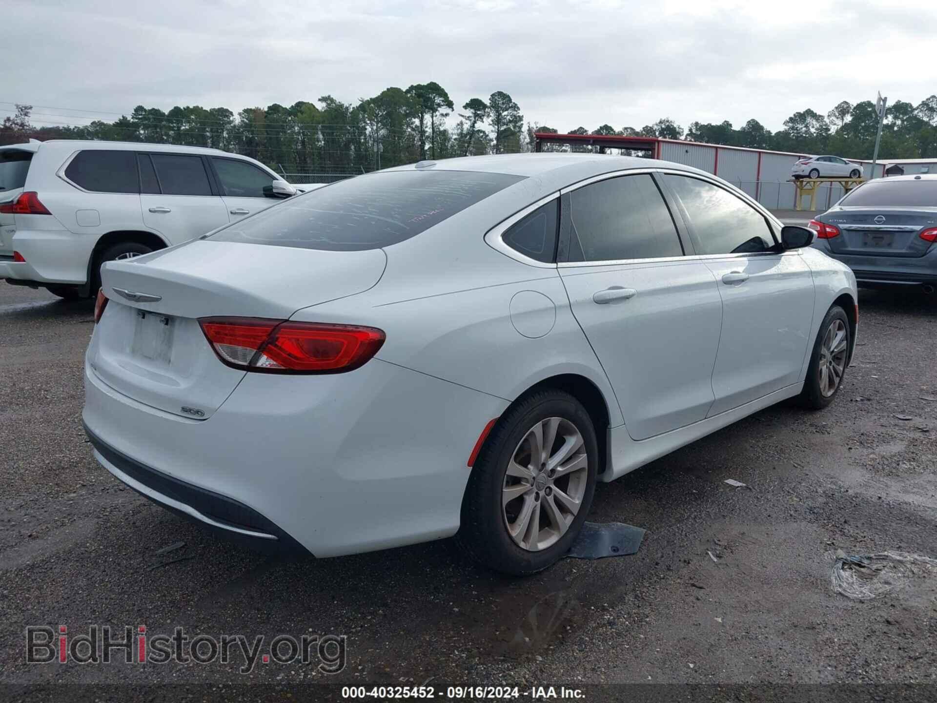 2015 CHRYSLER 200 - VIN: 1C3CCCAB8FN604370 - Фото 4