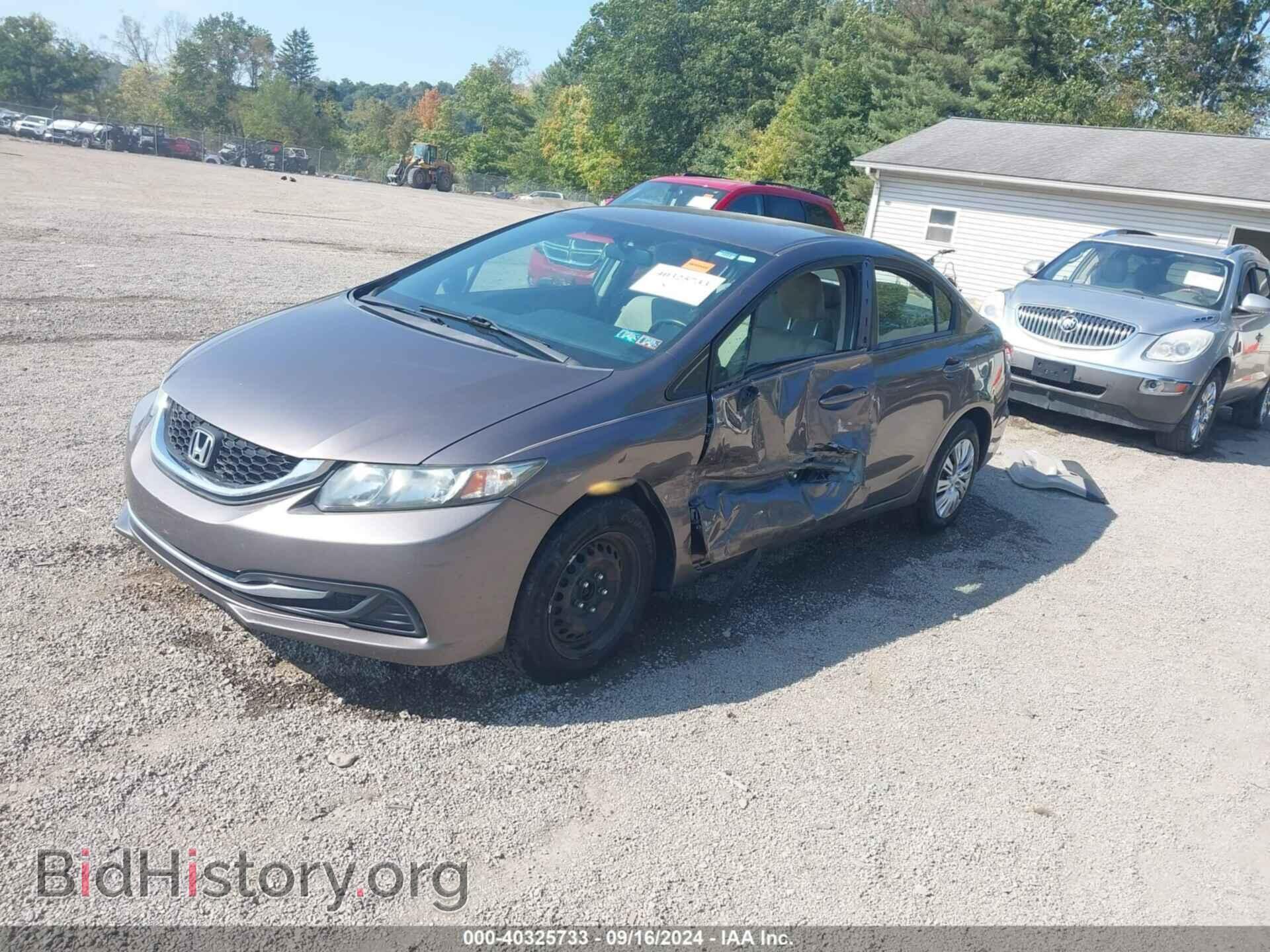 2014 HONDA CIVIC - VIN: 19XFB2F56EE241353 - Фото 2