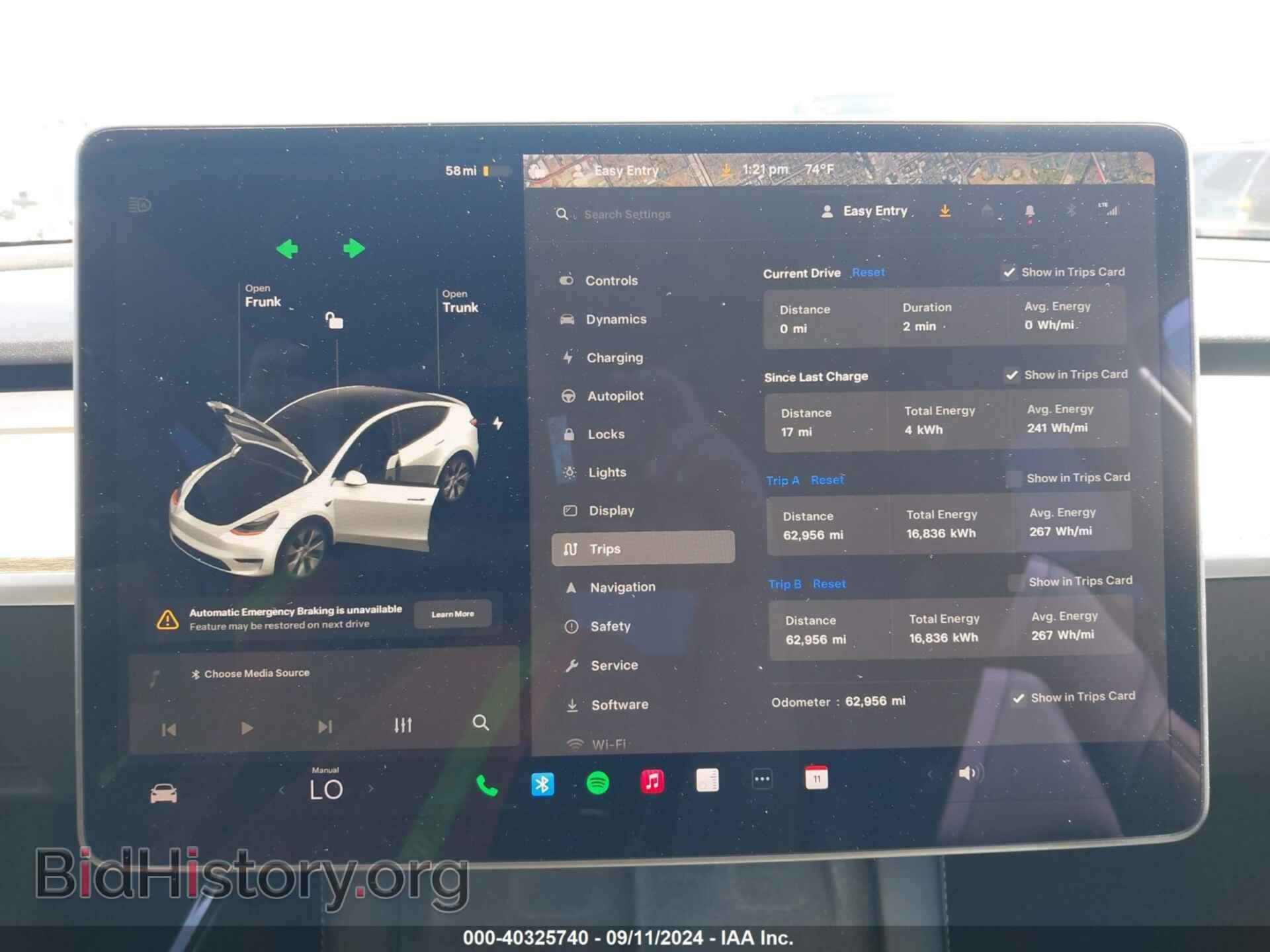 2021 TESLA MODEL Y - VIN: 5YJYGAEE5MF223036 - Фото 7