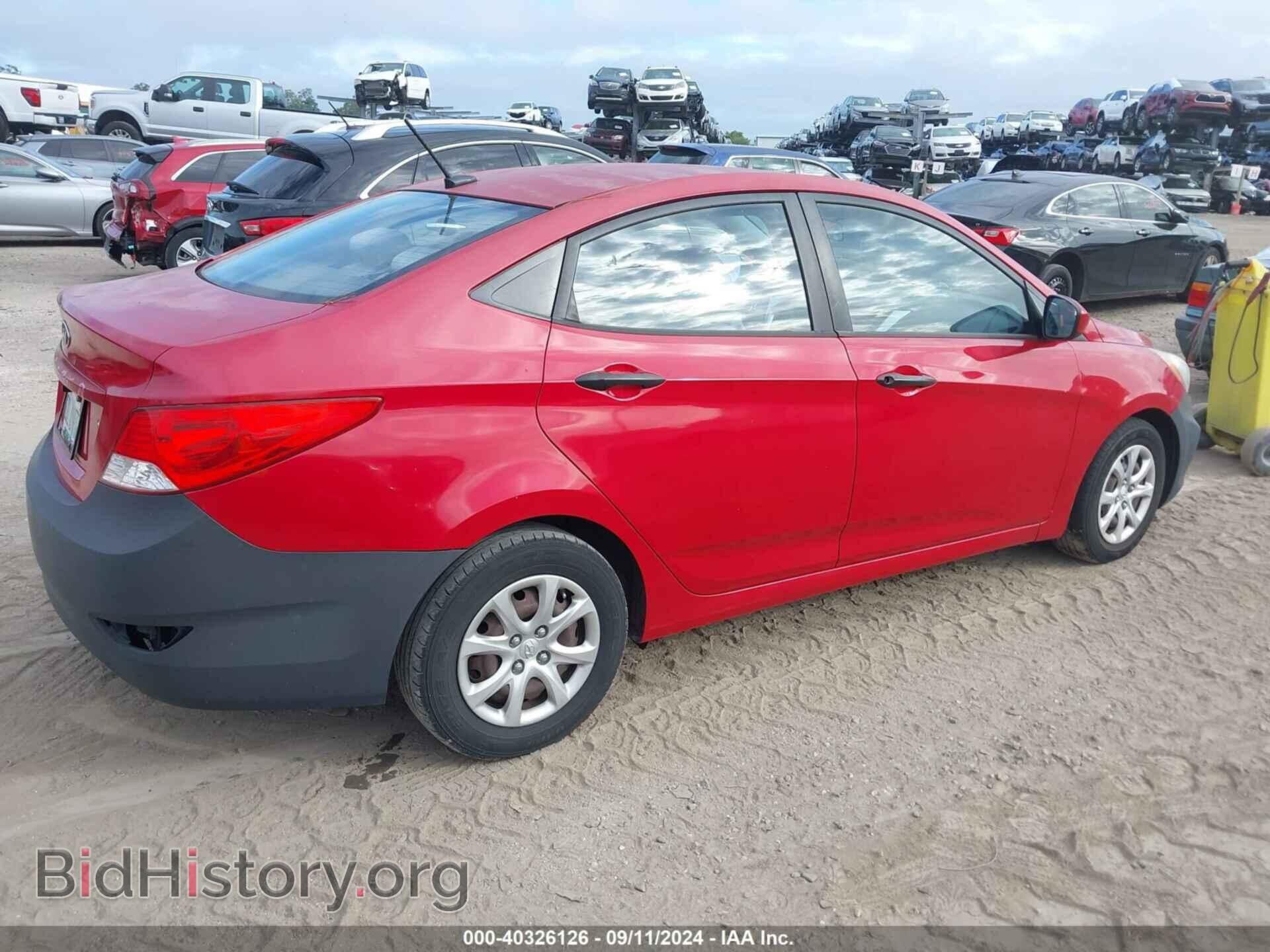 2013 HYUNDAI ACCENT - VIN: KMHCT4AE3DU306366 - Фото 4