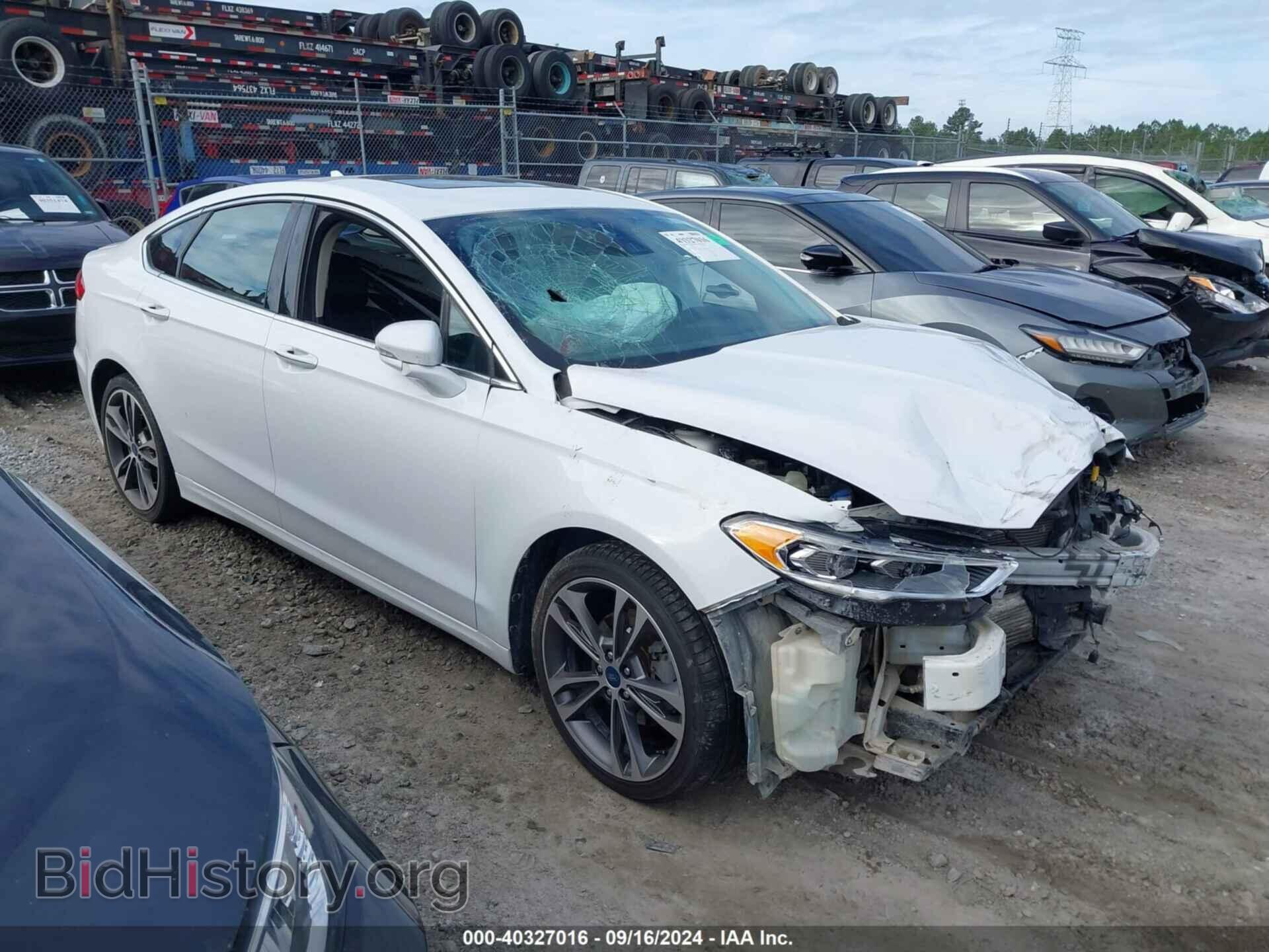 Photo 3FA6P0D90LR192514 - FORD FUSION 2020