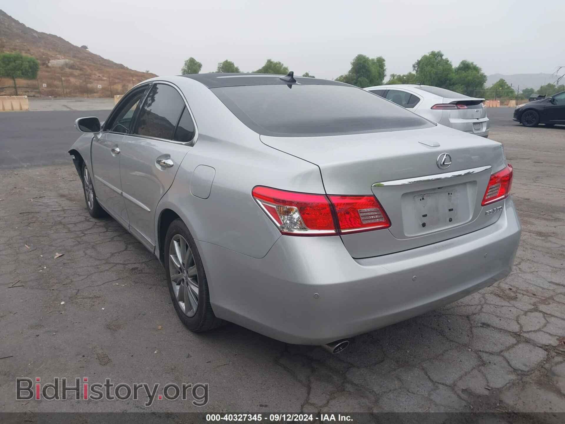 2012 LEXUS ES 350 - VIN: JTHBK1EG0C2484080 - Фото 3