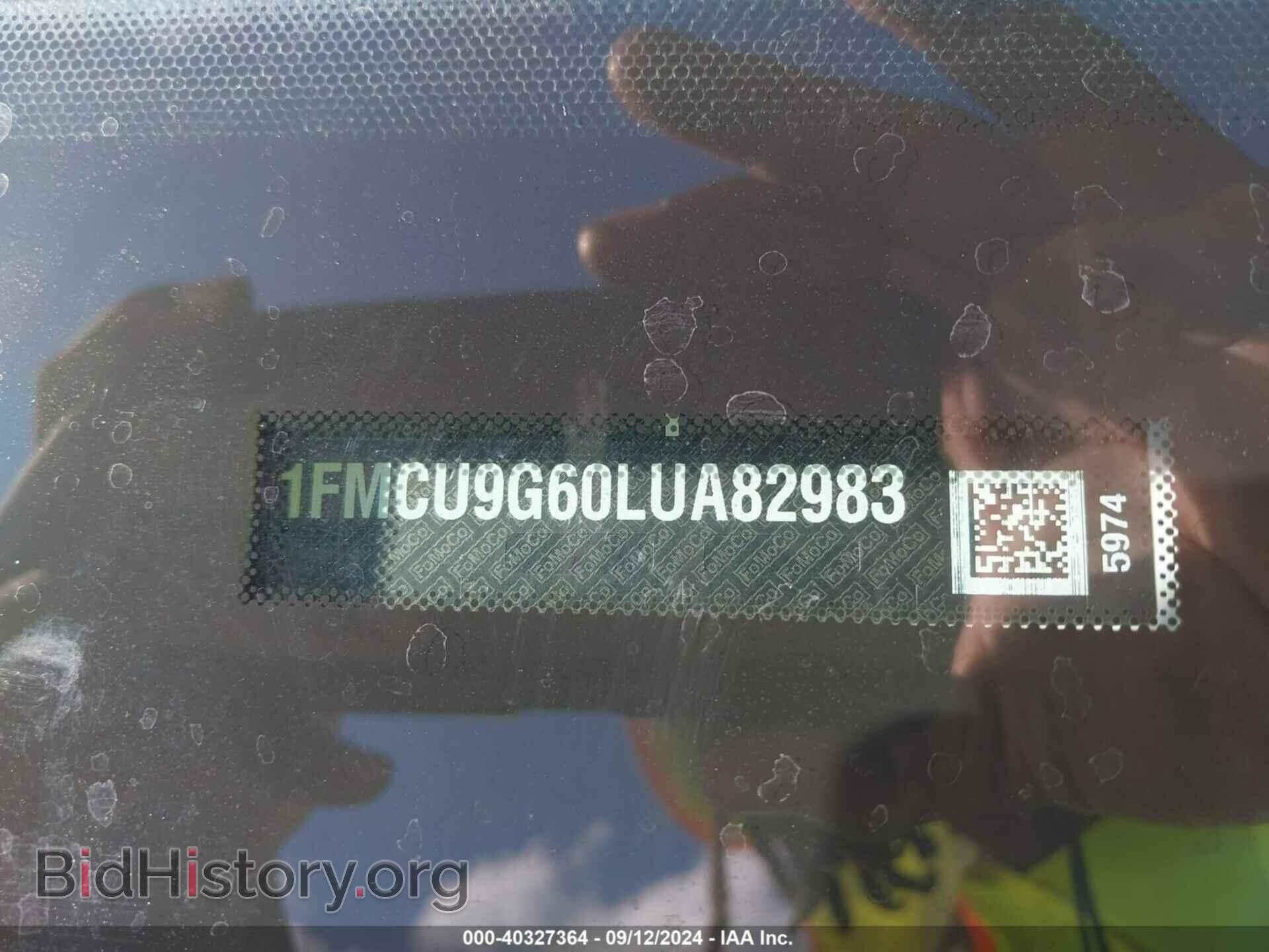 2020 FORD ESCAPE - VIN: 1FMCU9G60LUA82983 - Photo 9