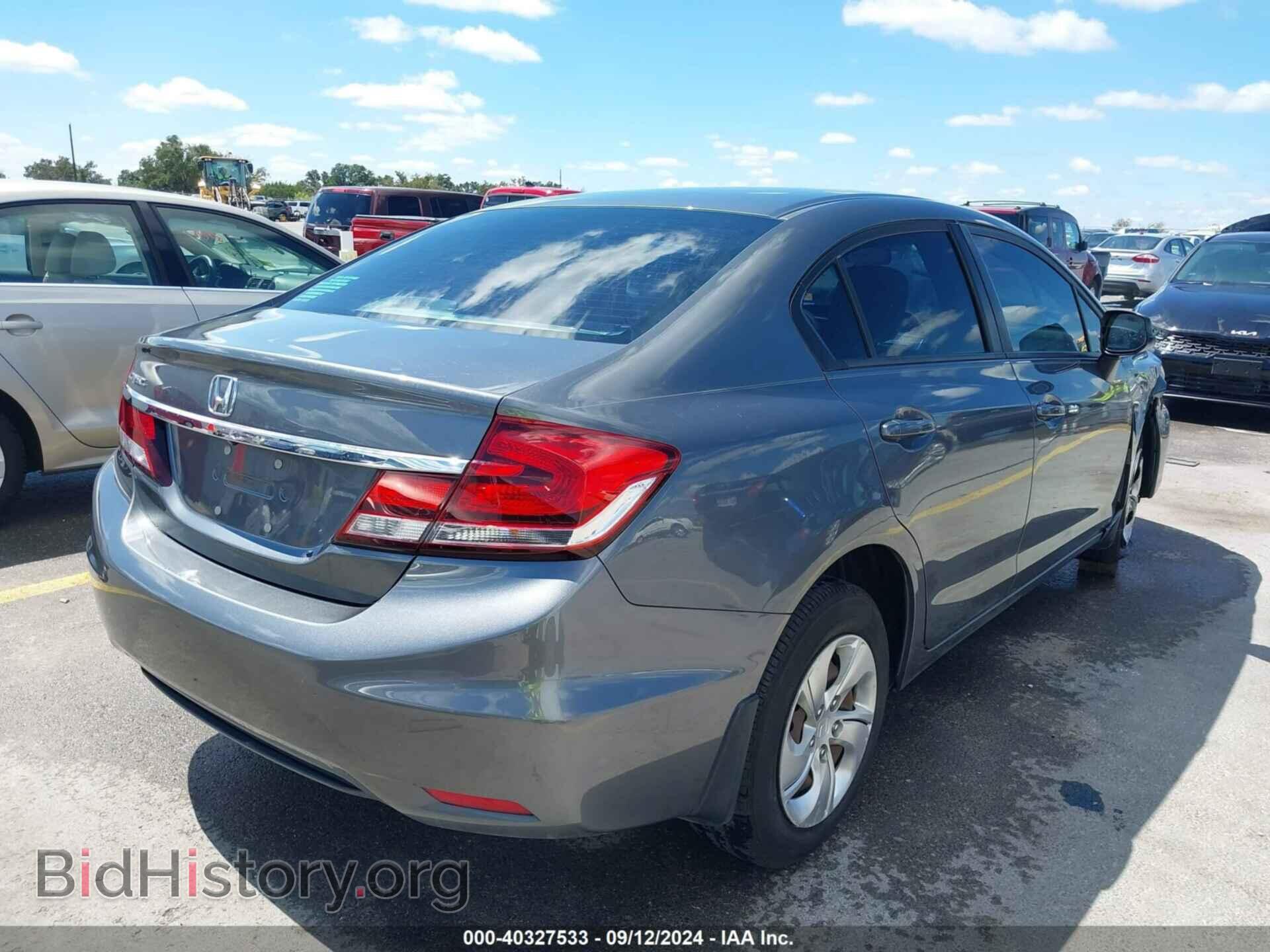 2013 HONDA CIVIC - VIN: 19XFB2F53DE093399 - Фото 4