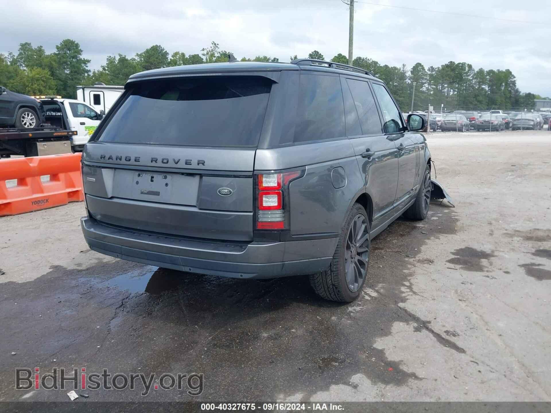 2016 LAND ROVER RANGE ROVER - VIN: SALGS2EF3GA257703 - Фото 4