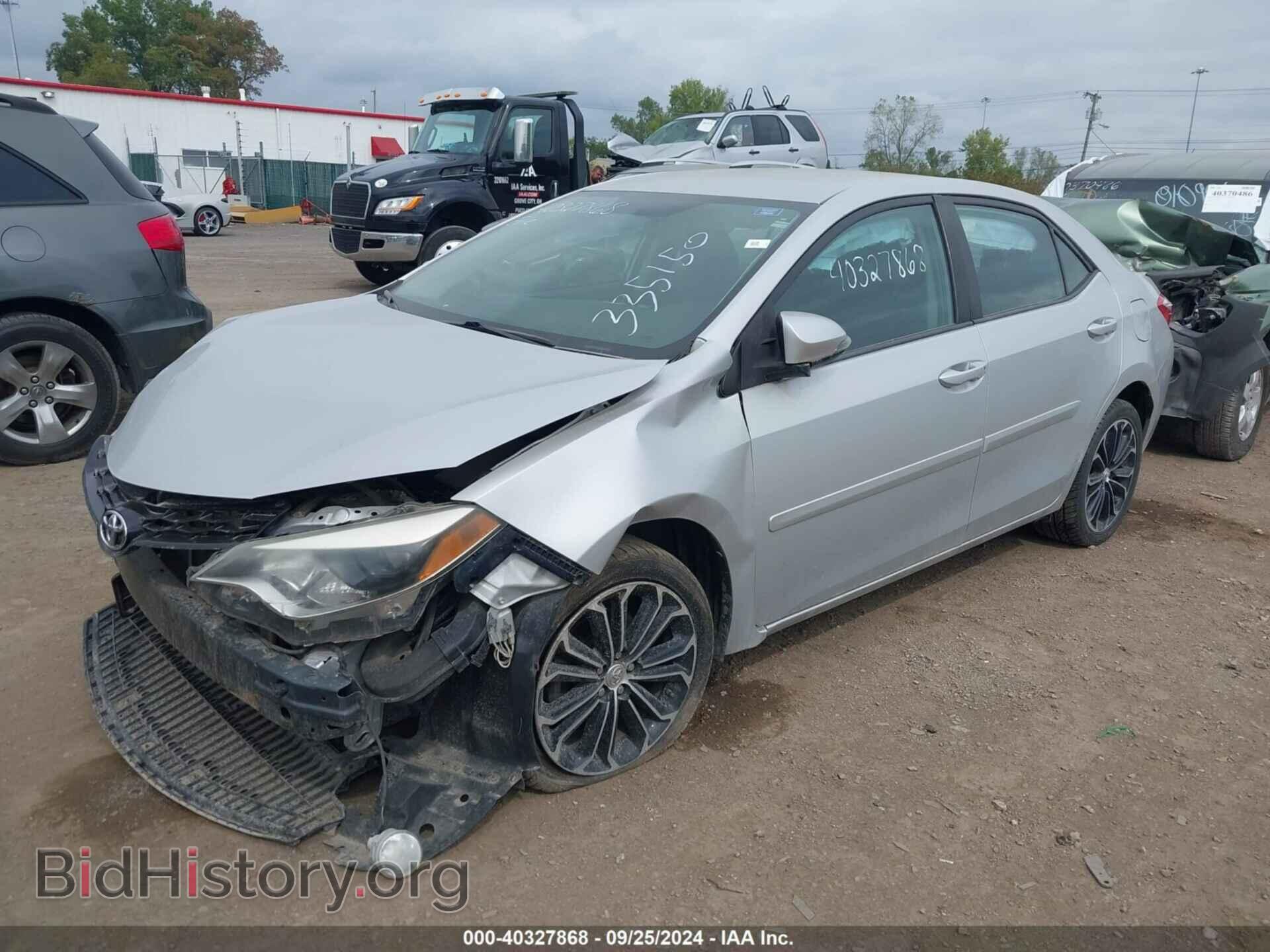 2015 TOYOTA COROLLA - VIN: 2T1BURHE4FC335150 - Фото 2