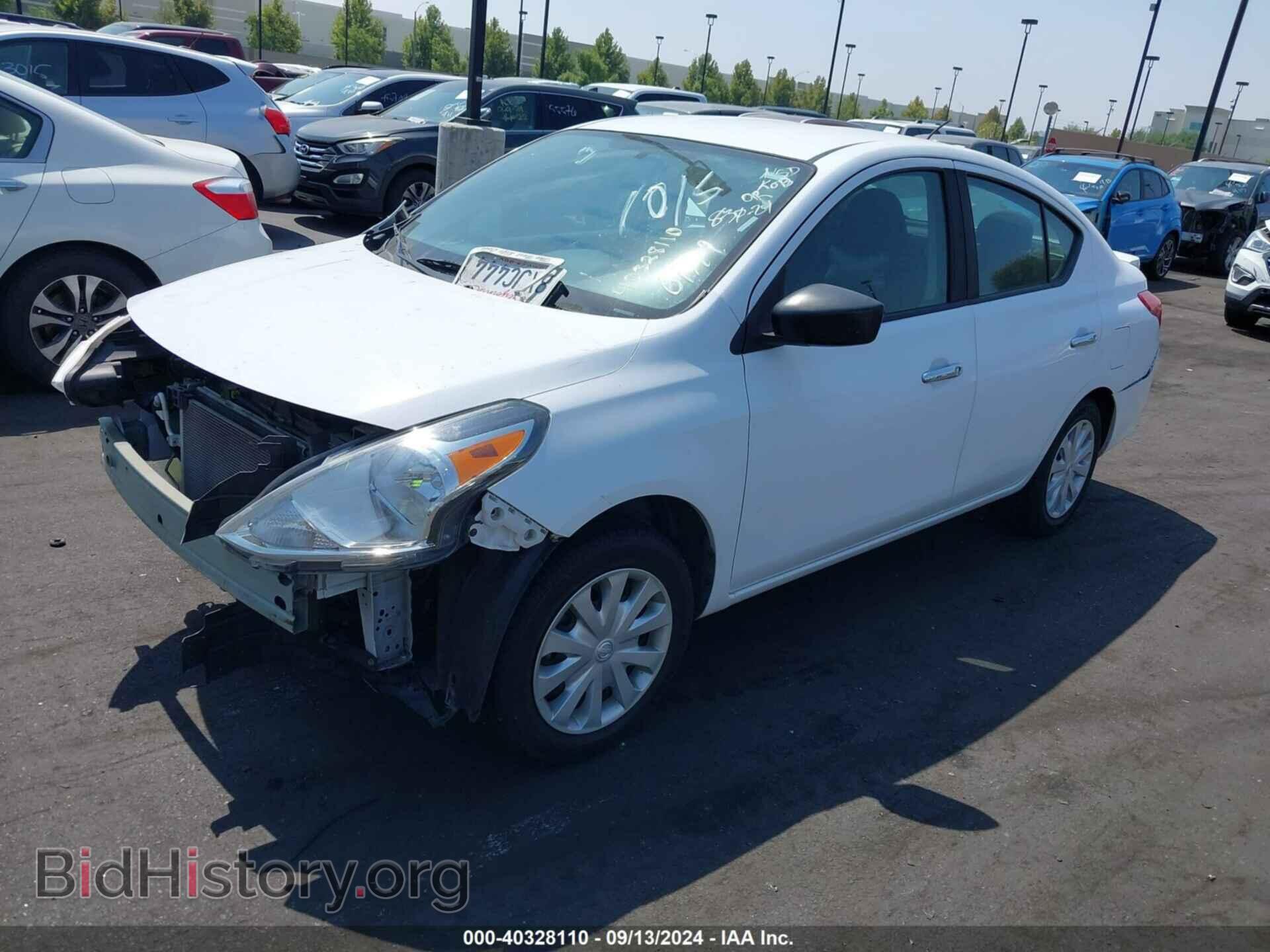 2019 NISSAN VERSA - VIN: 3N1CN7AP3KL845873 - Фото 2