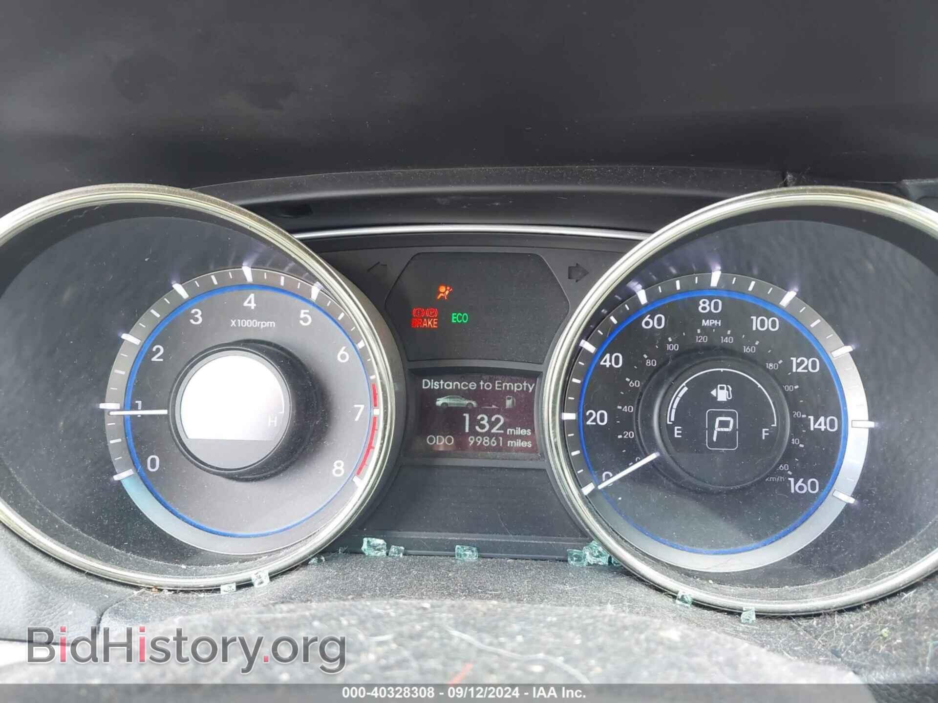 2012 HYUNDAI SONATA - VIN: 5NPEB4AC8CH461356 - Фото 7
