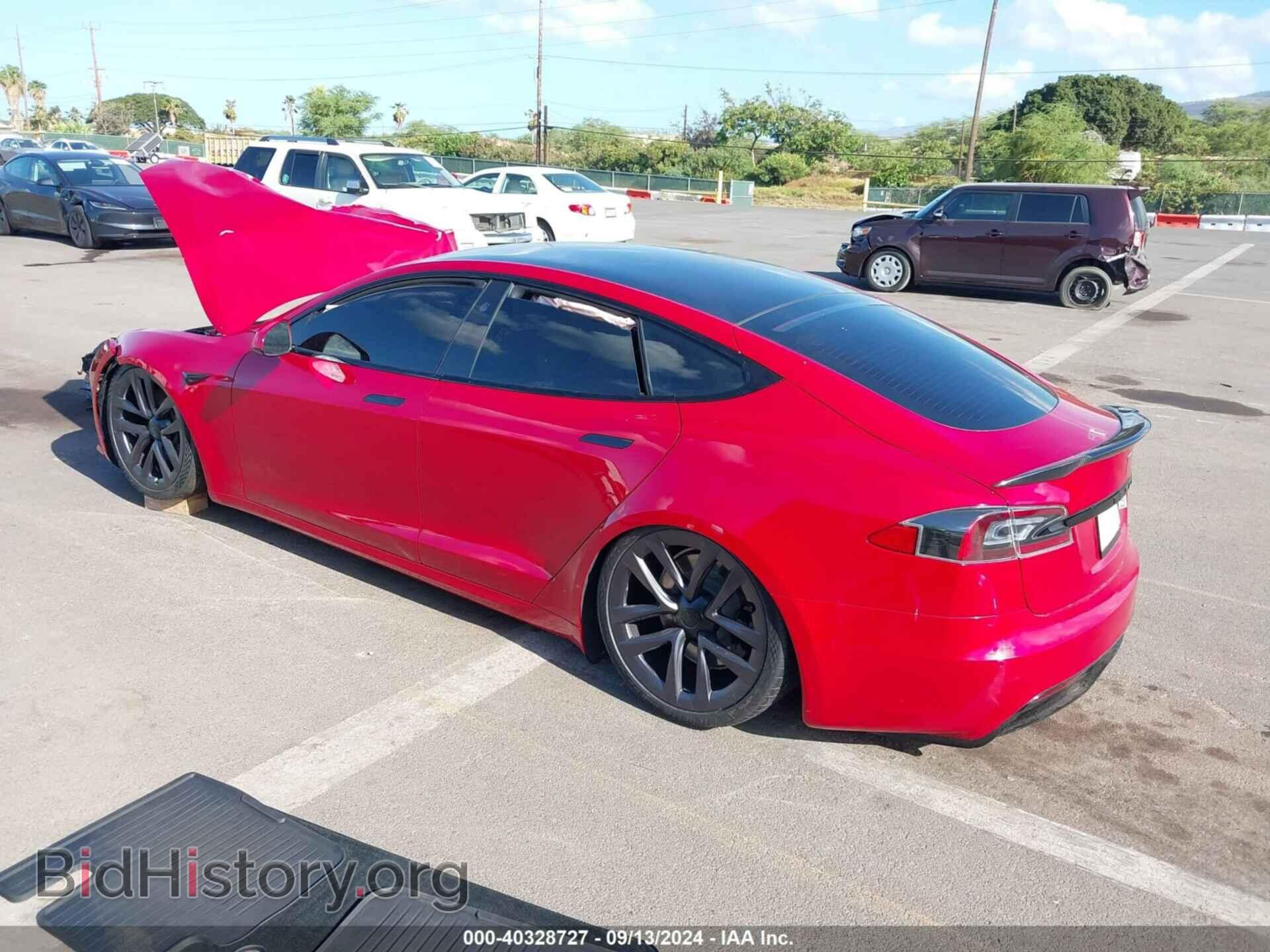 2022 TESLA MODEL S - VIN: 5YJSA1E61NF460253 - Фото 3