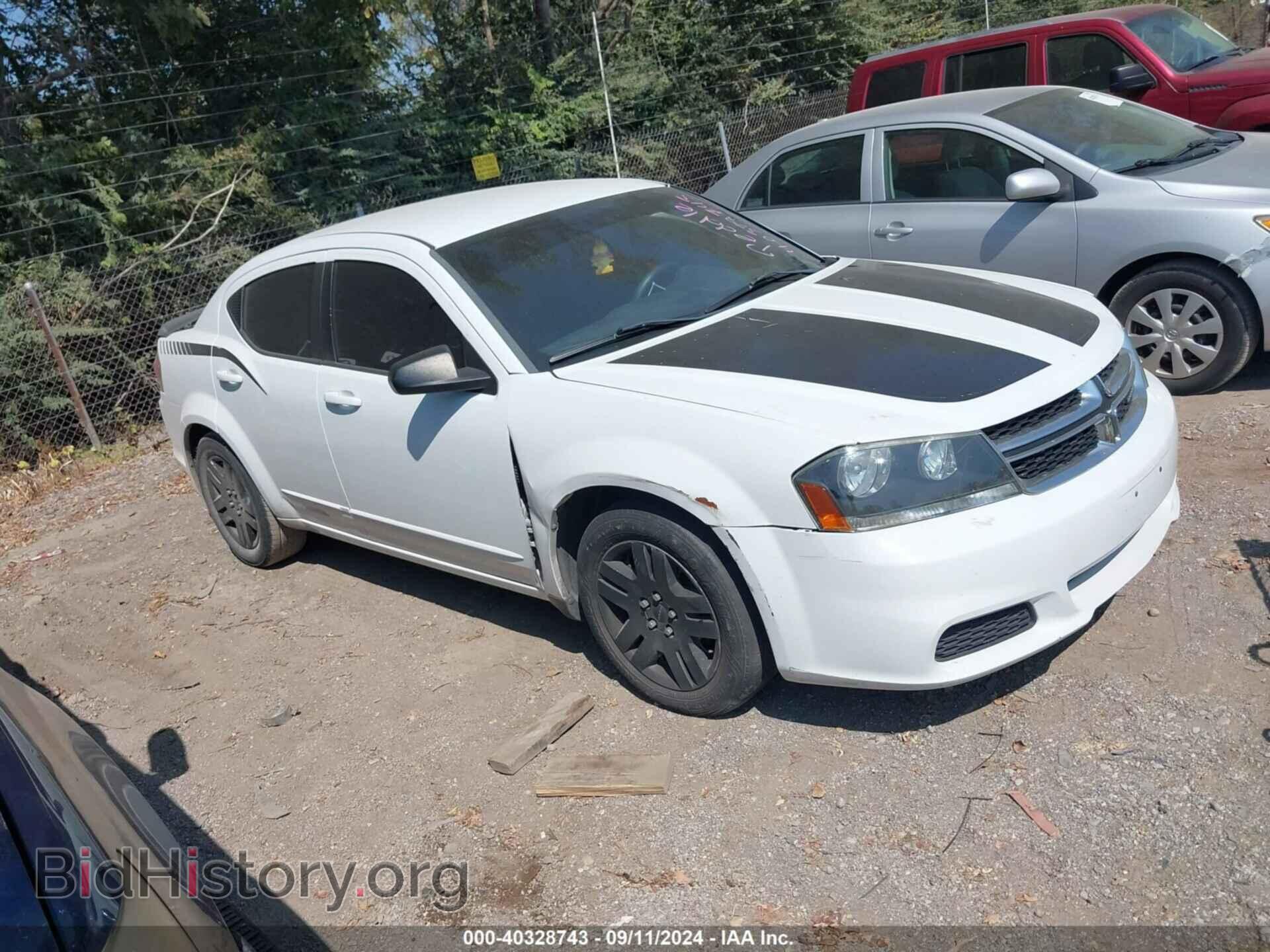Photo 1C3CDZAB0CN206954 - DODGE AVENGER 2012