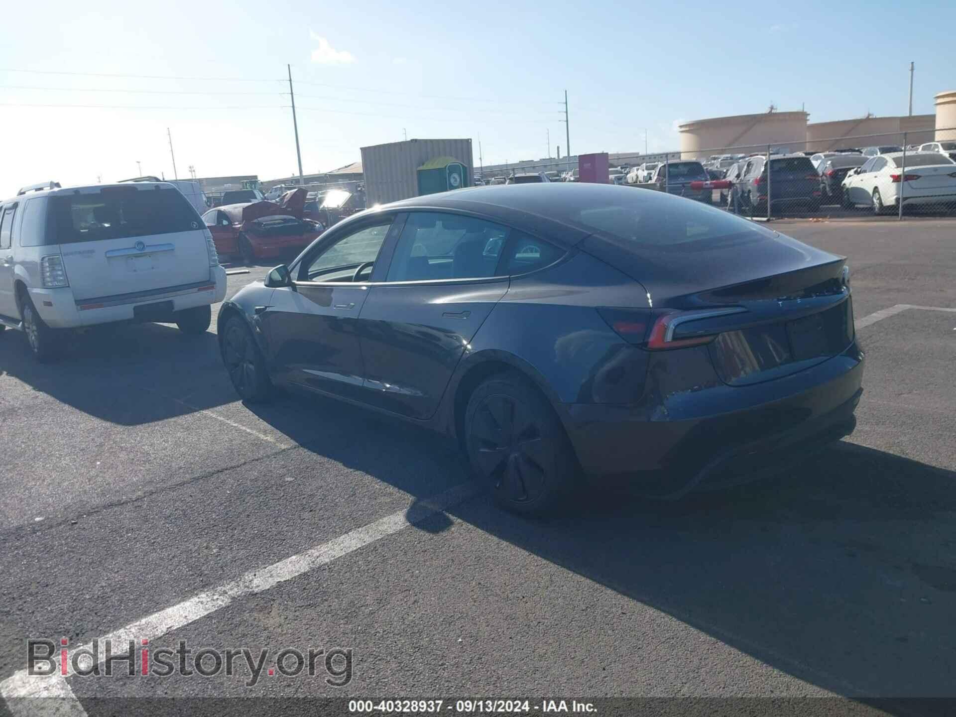 2024 TESLA MODEL 3 - VIN: 5YJ3E1EA3RF741697 - Фото 3