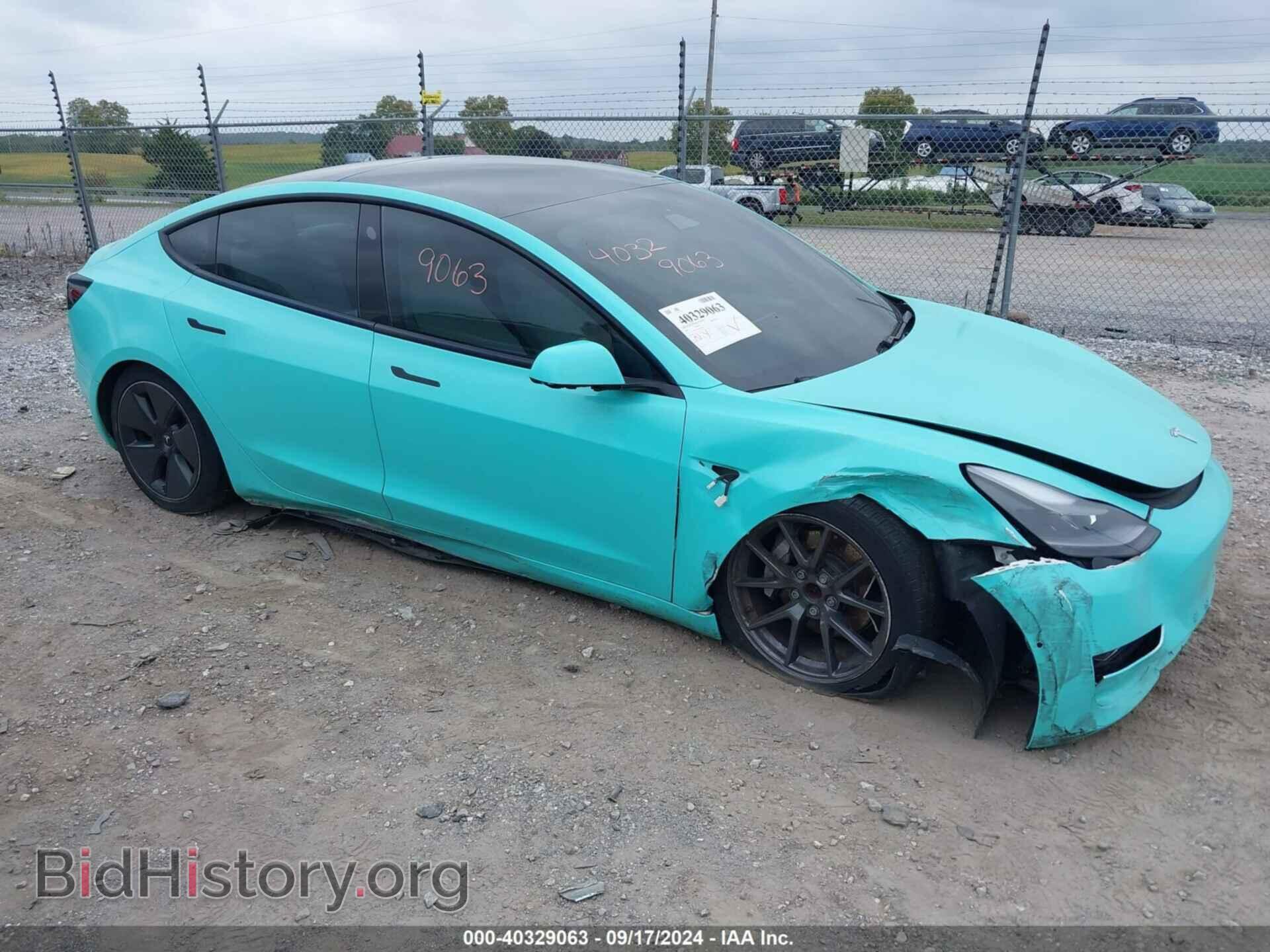 Photo 5YJ3E1EA0MF989804 - TESLA MODEL 3 2021
