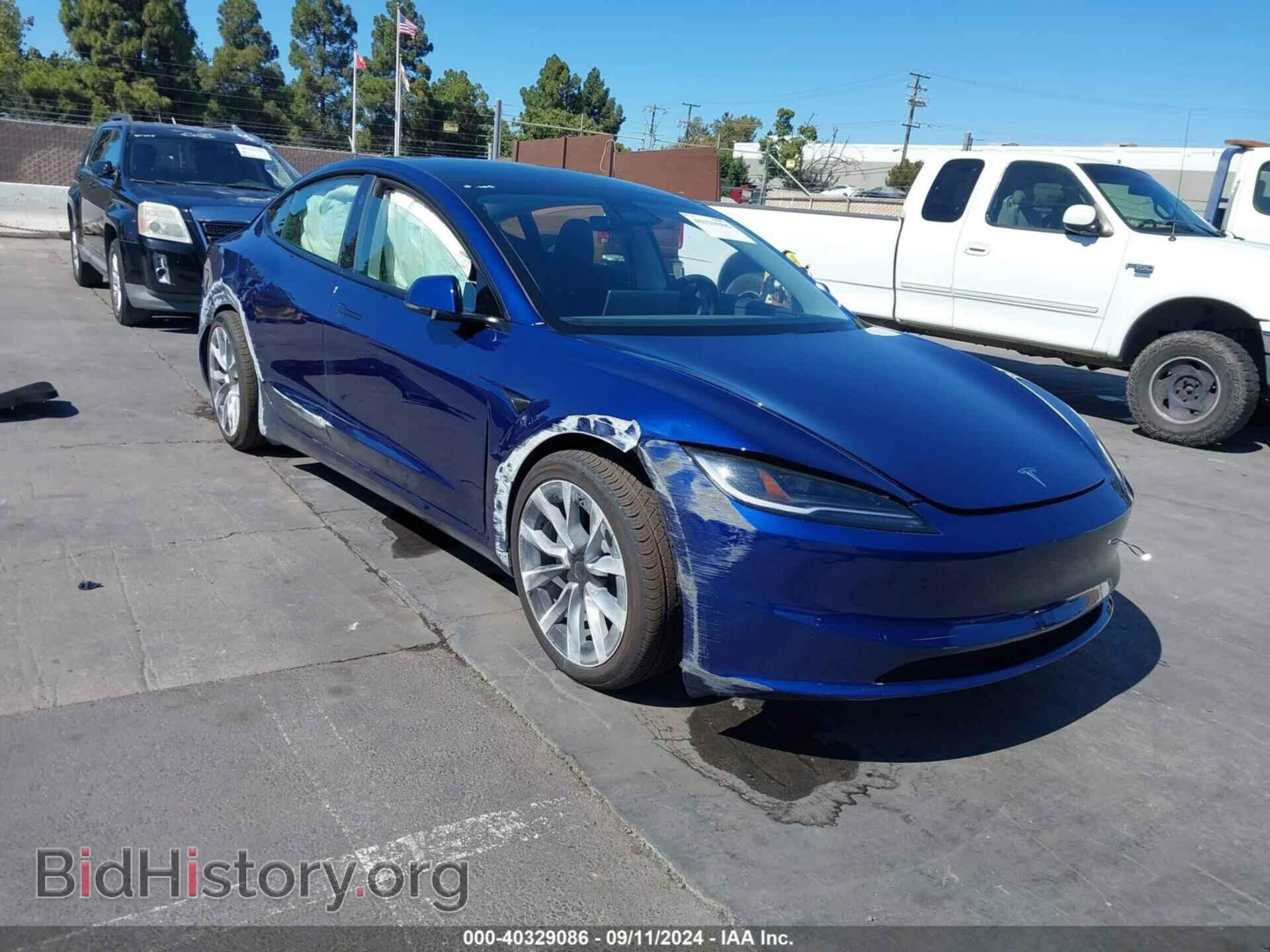Photo 5YJ3E1EA3RF822893 - TESLA MODEL 3 2024
