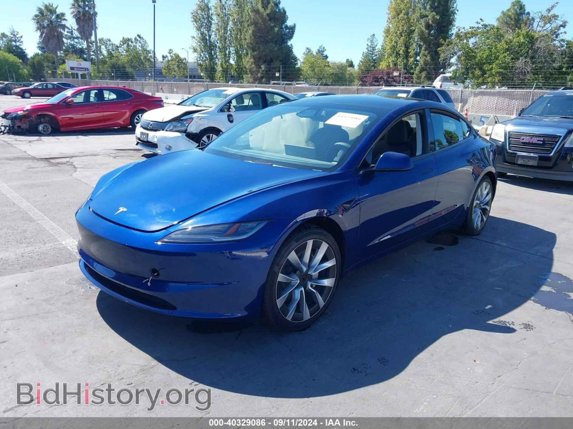 2024 TESLA MODEL 3 - VIN: 5YJ3E1EA3RF822893 - Фото 2