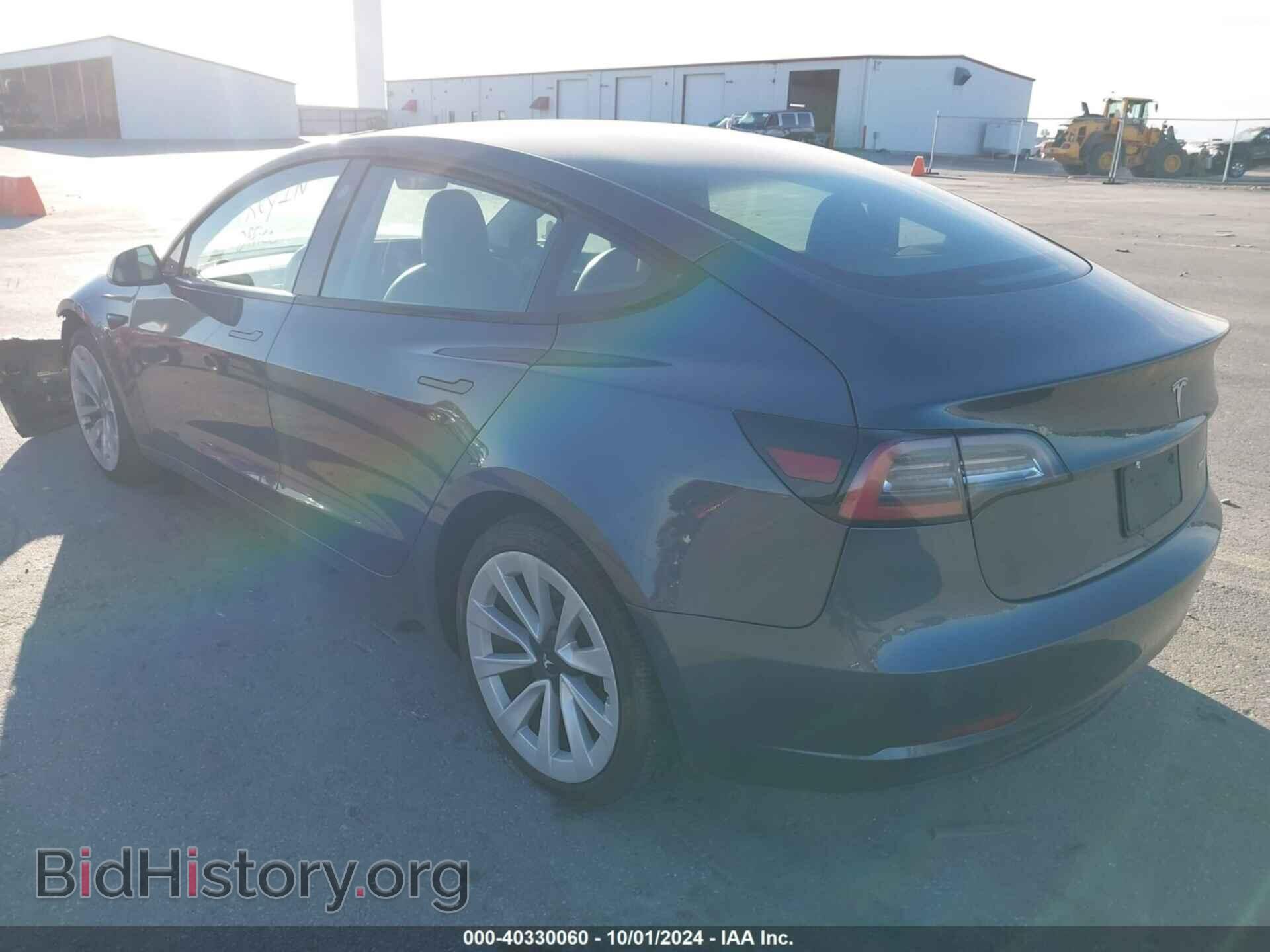 2022 TESLA MODEL 3 - VIN: 5YJ3E1EB2NF191573 - Фото 3