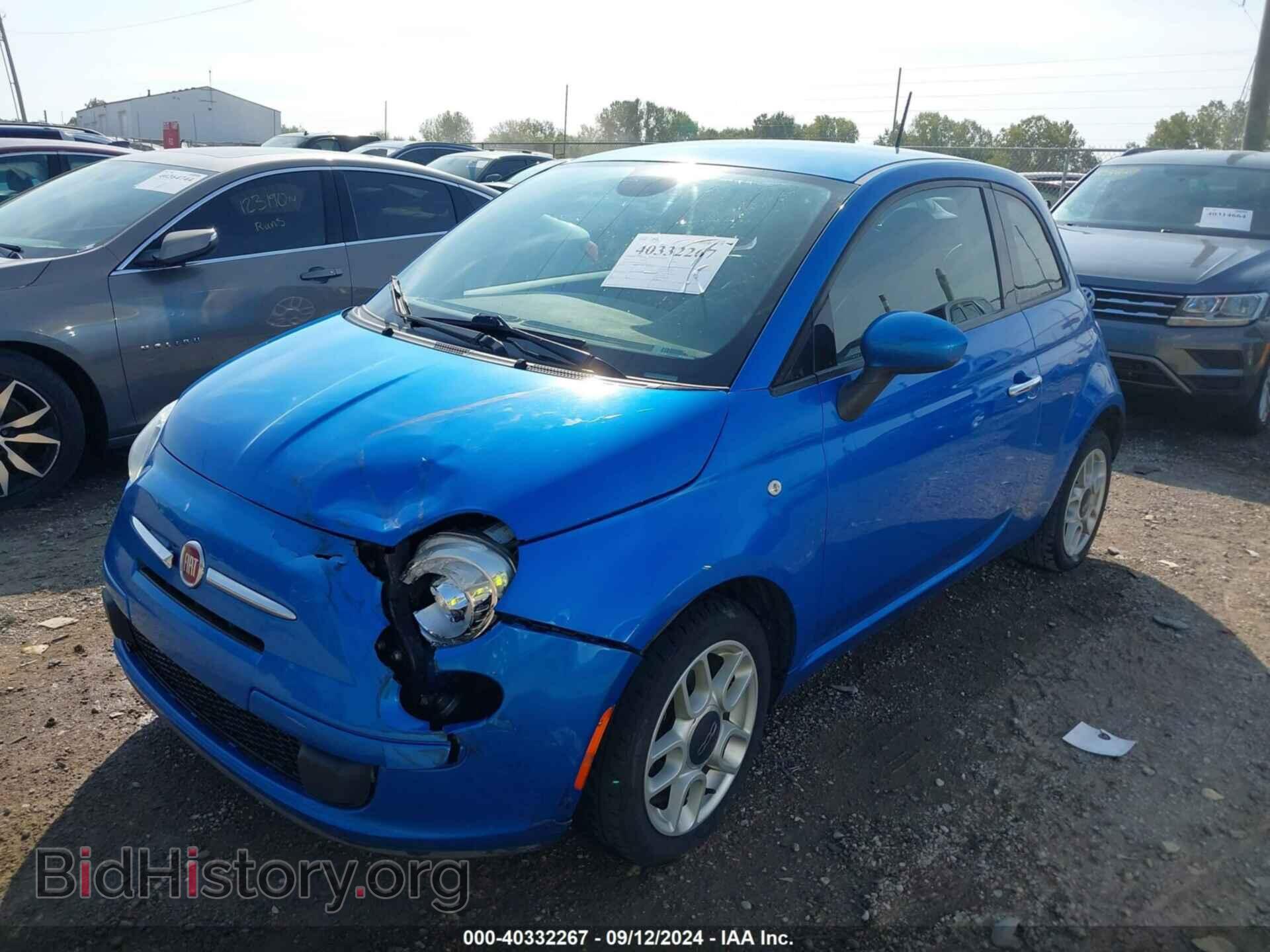 2015 FIAT 500 - VIN: 3C3CFFAR1FT695892 - Фото 2