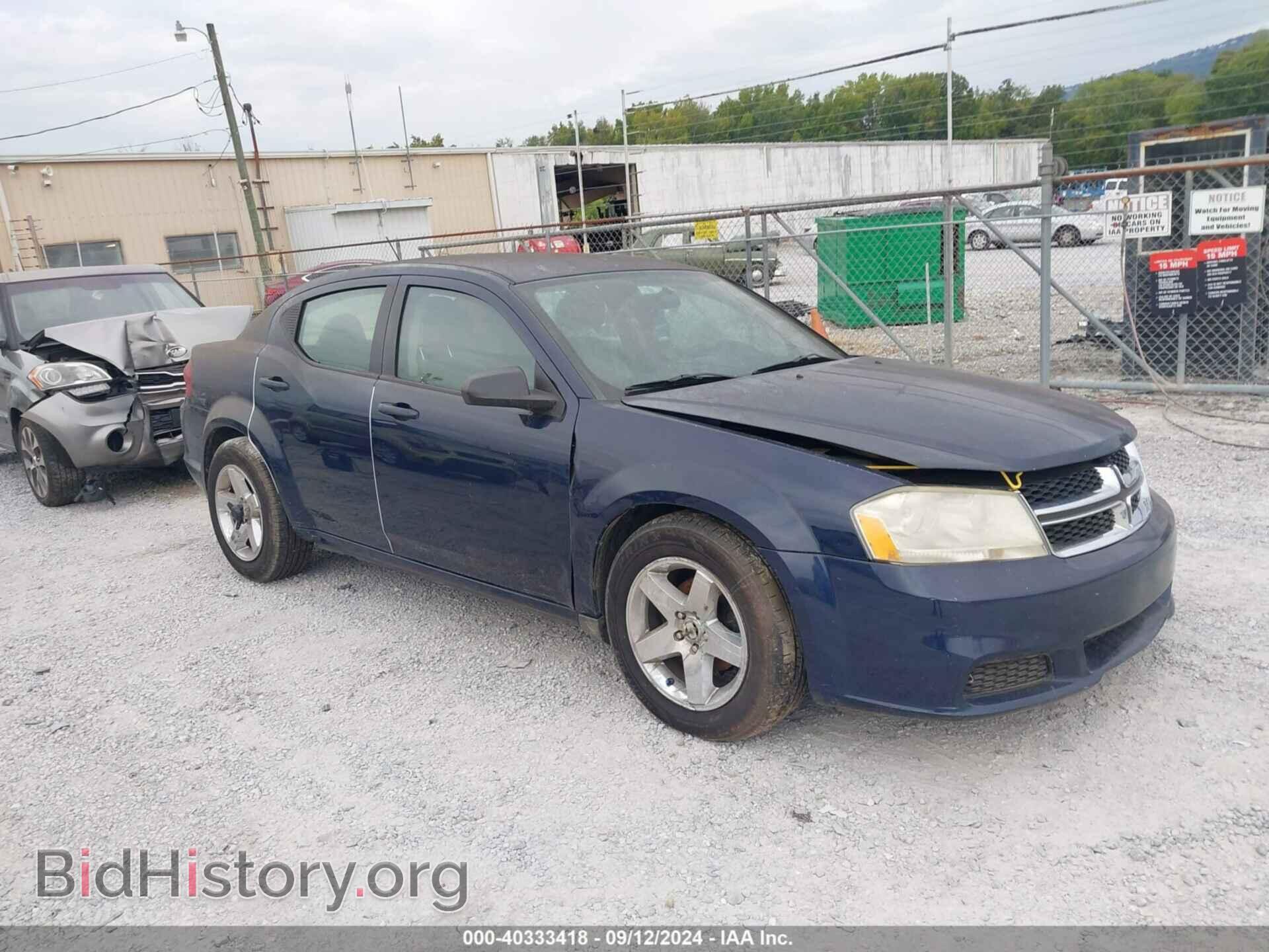 Фотография 1C3CDZAB1DN619936 - DODGE AVENGER 2013
