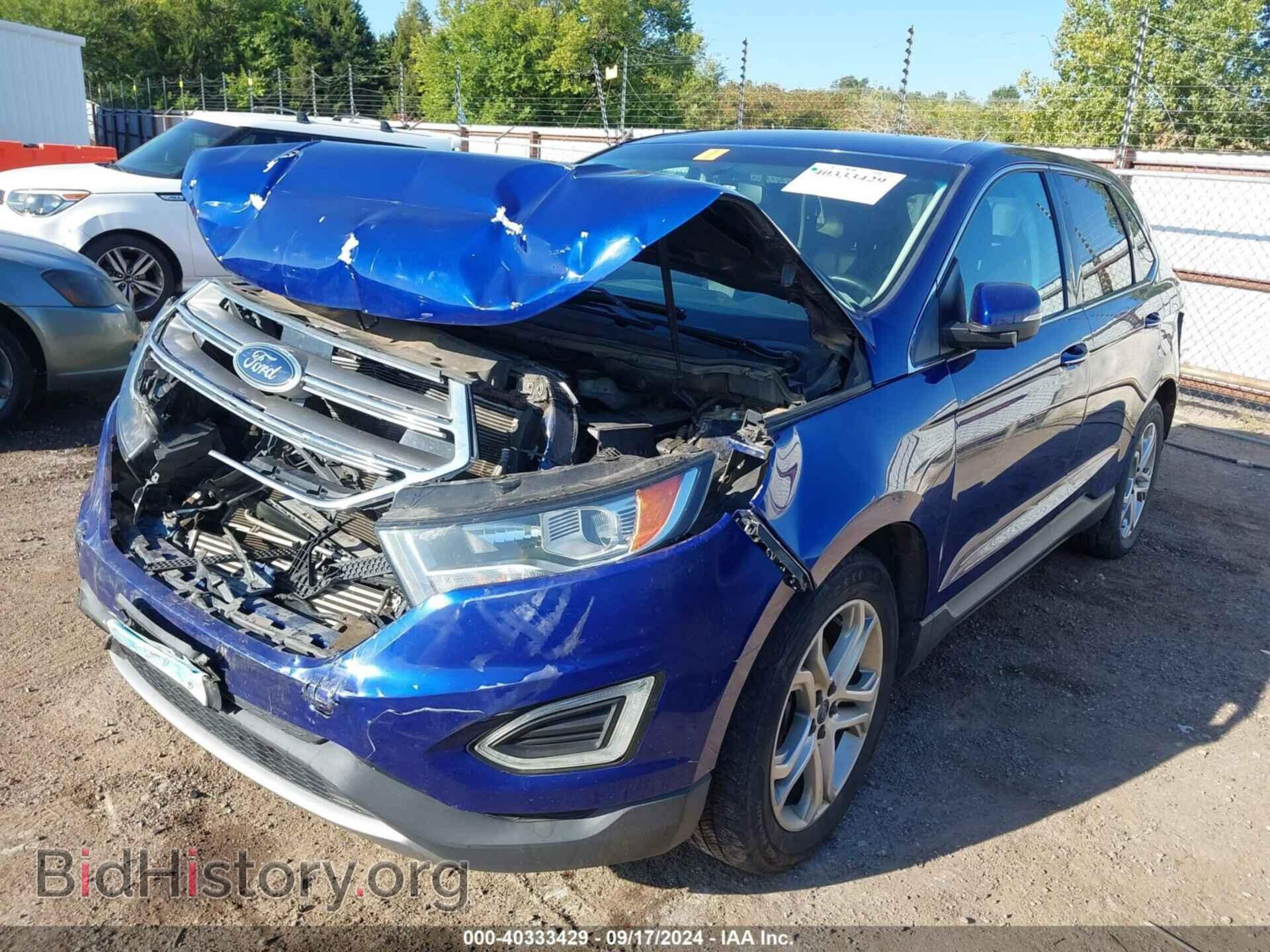 2015 FORD EDGE - VIN: 2FMTK3K90FBB35518 - Photo 2