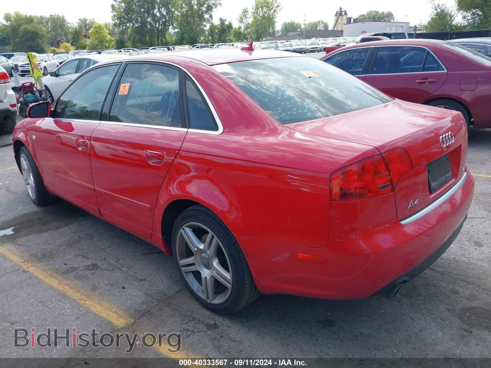 2007 AUDI A4 - VIN: WAUAF78EX7A228701 - Фото 3