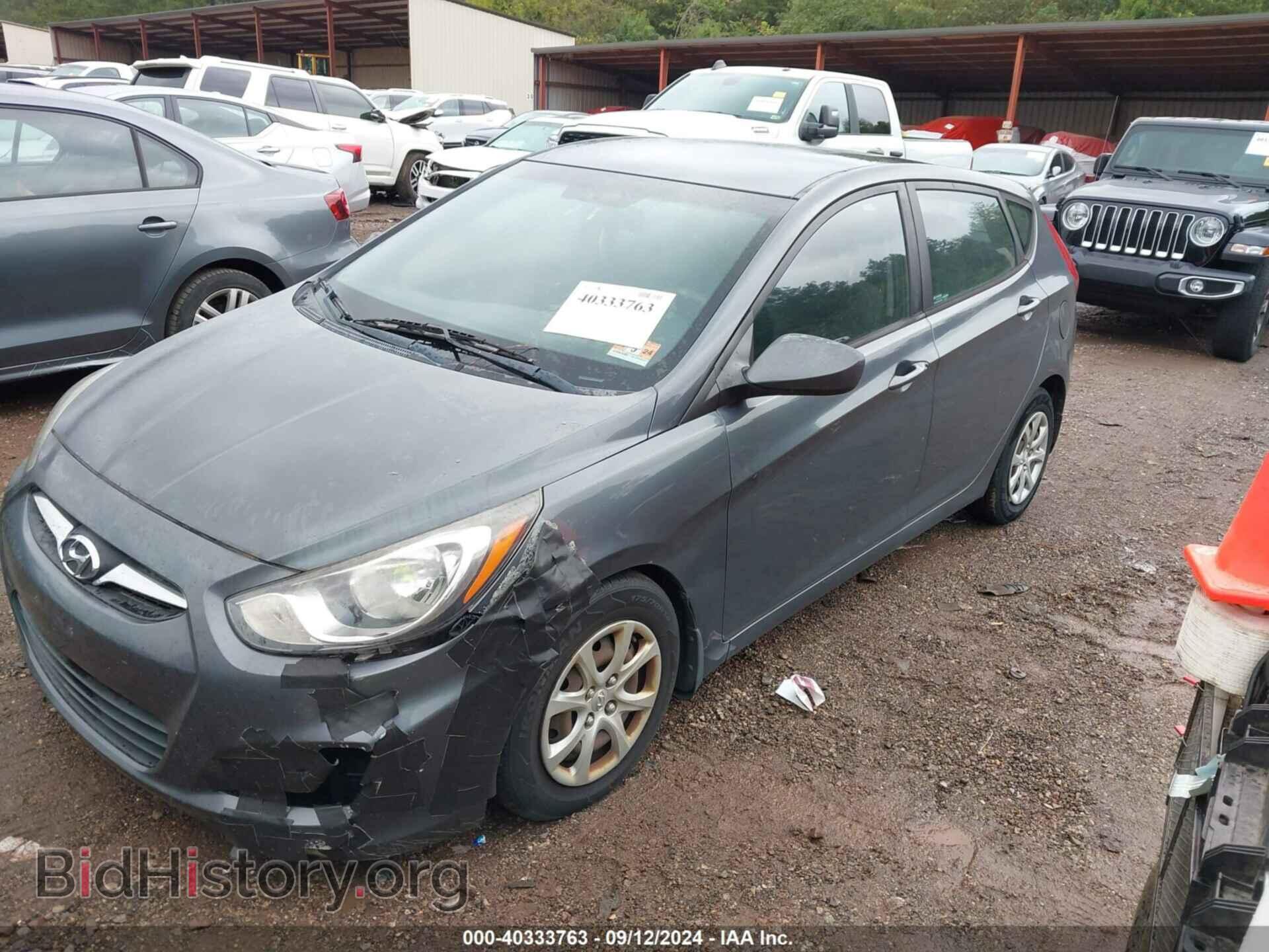 2013 HYUNDAI ACCENT - VIN: KMHCT5AEXDU098556 - Фото 2