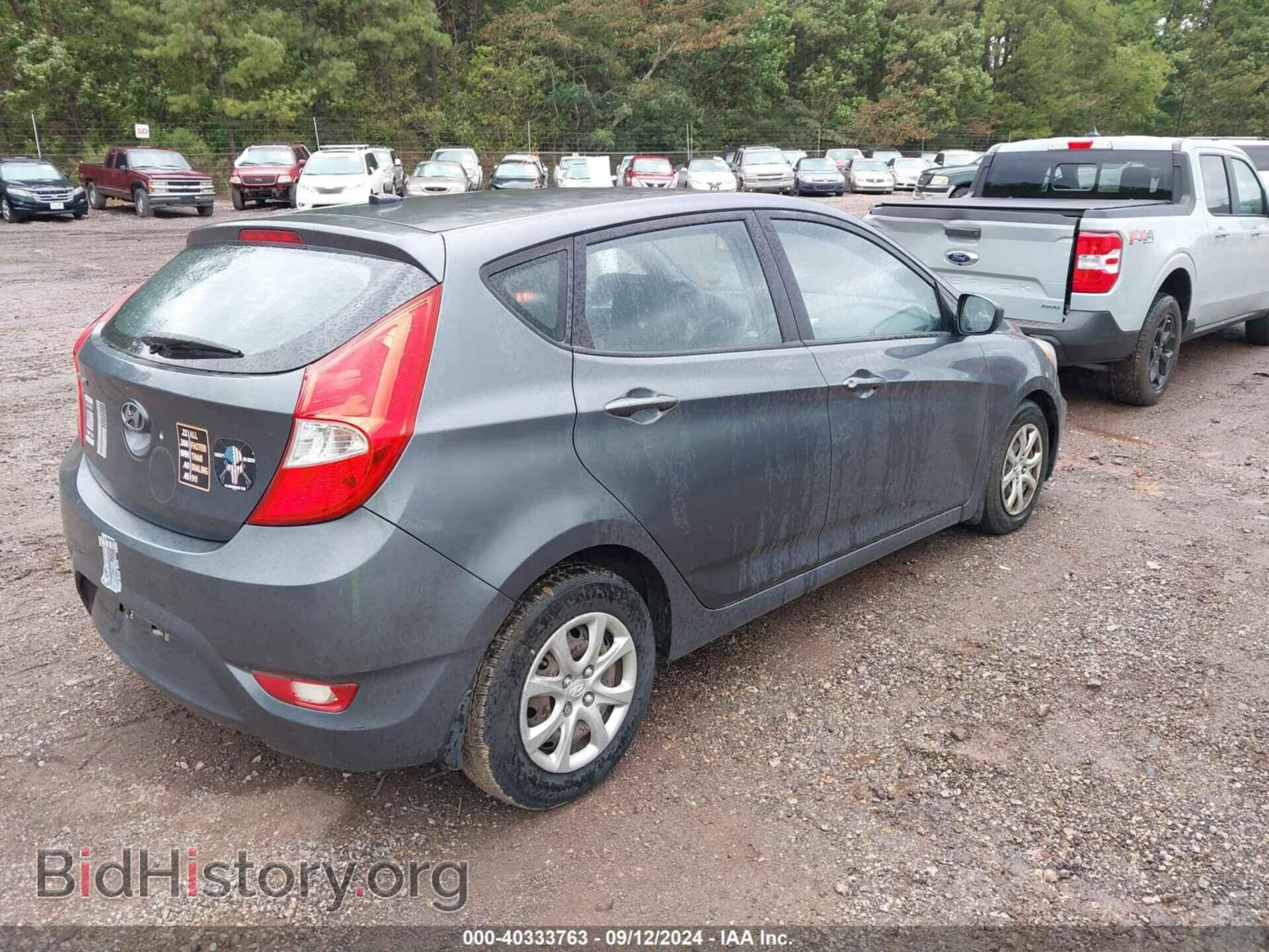 2013 HYUNDAI ACCENT - VIN: KMHCT5AEXDU098556 - Фото 4
