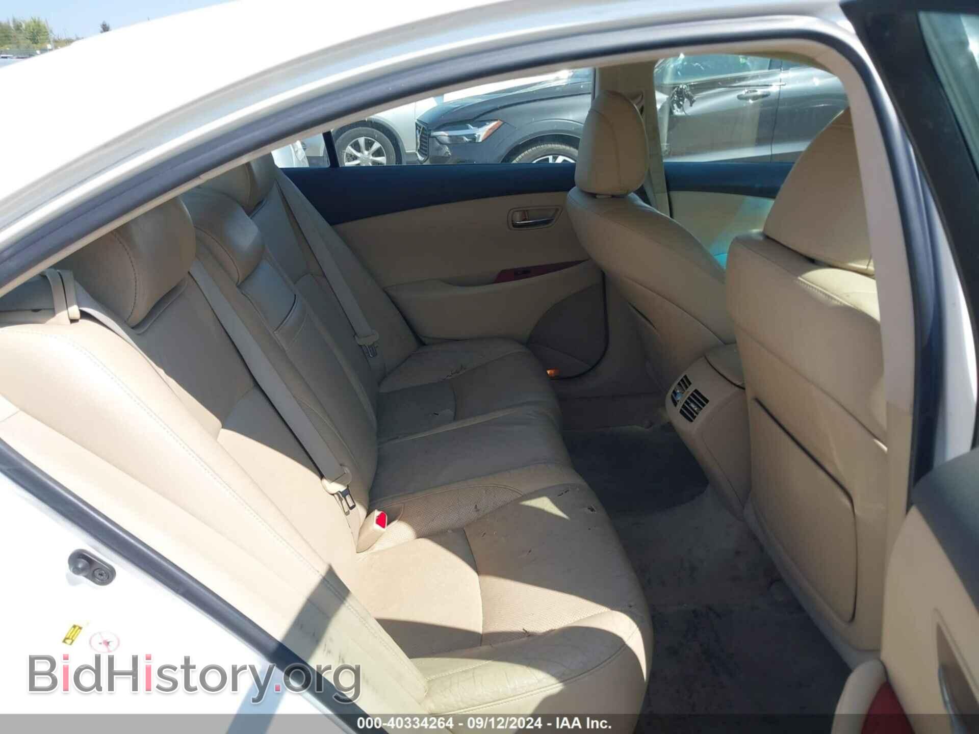 2008 LEXUS ES 350 - VIN: JTHBJ46GX82229155 - Фото 8
