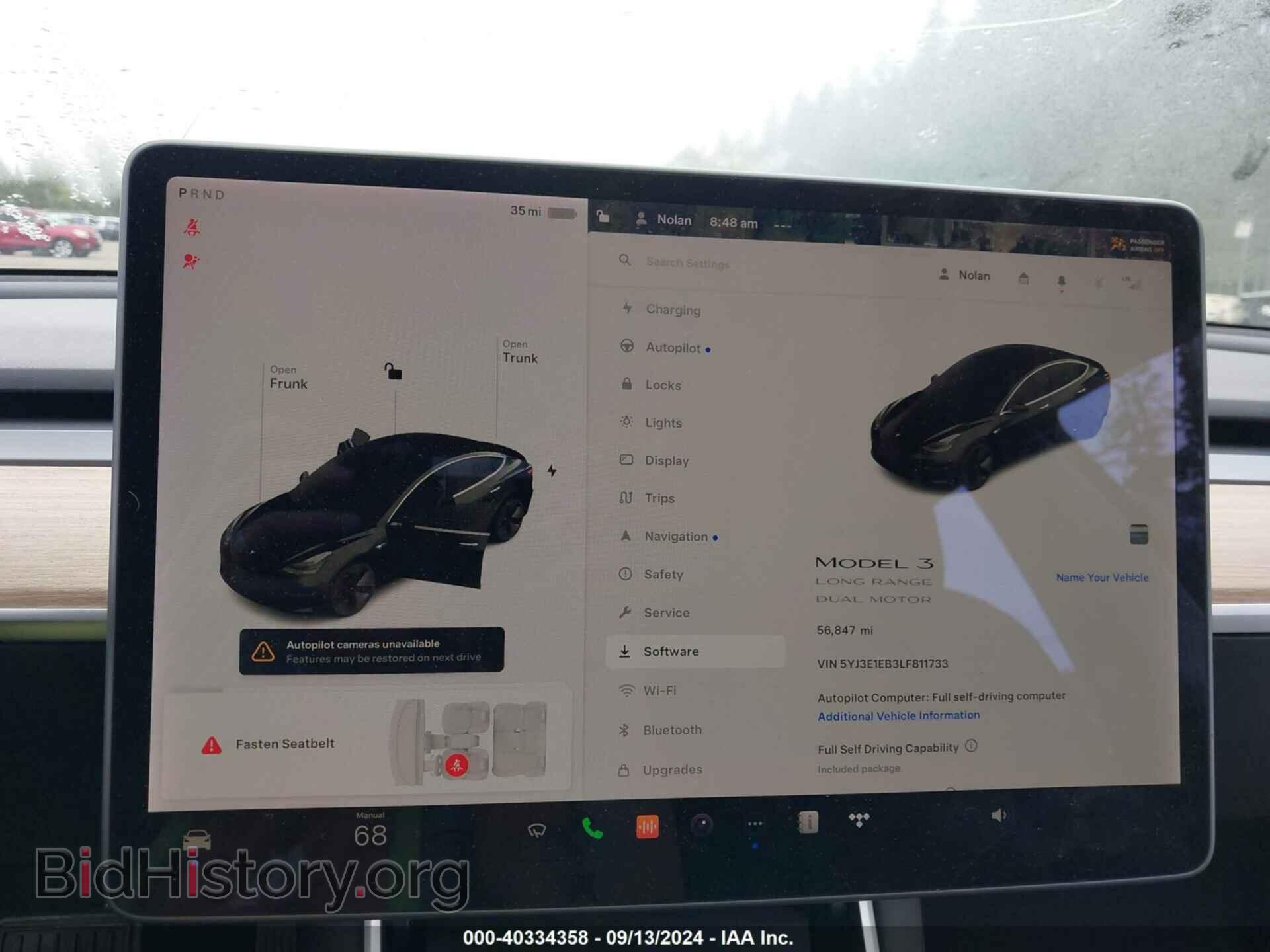 2020 TESLA MODEL 3 - VIN: 5YJ3E1EB3LF811733 - Фото 19