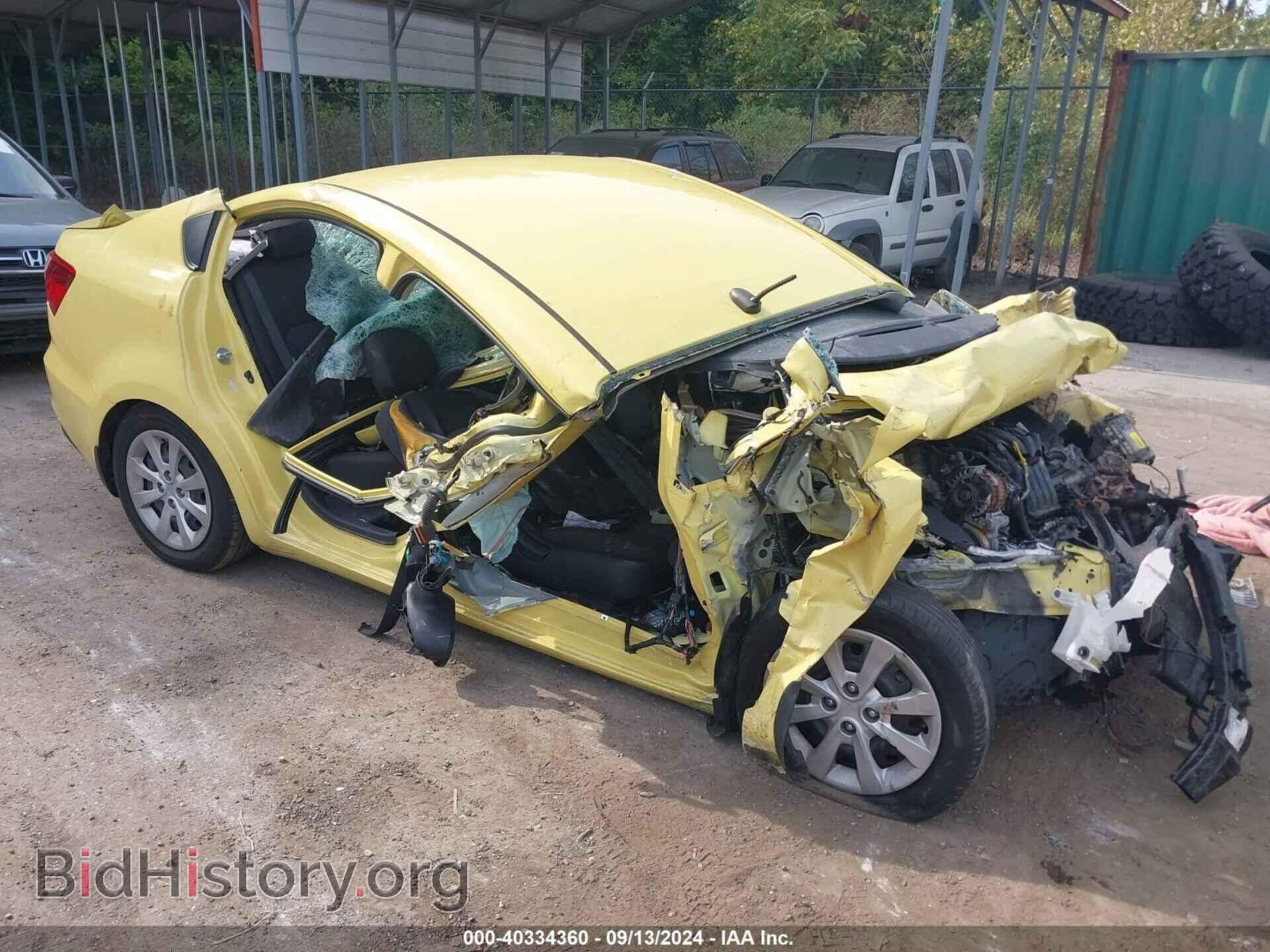 Фотография KNADM4A3XG6586345 - KIA RIO 2016
