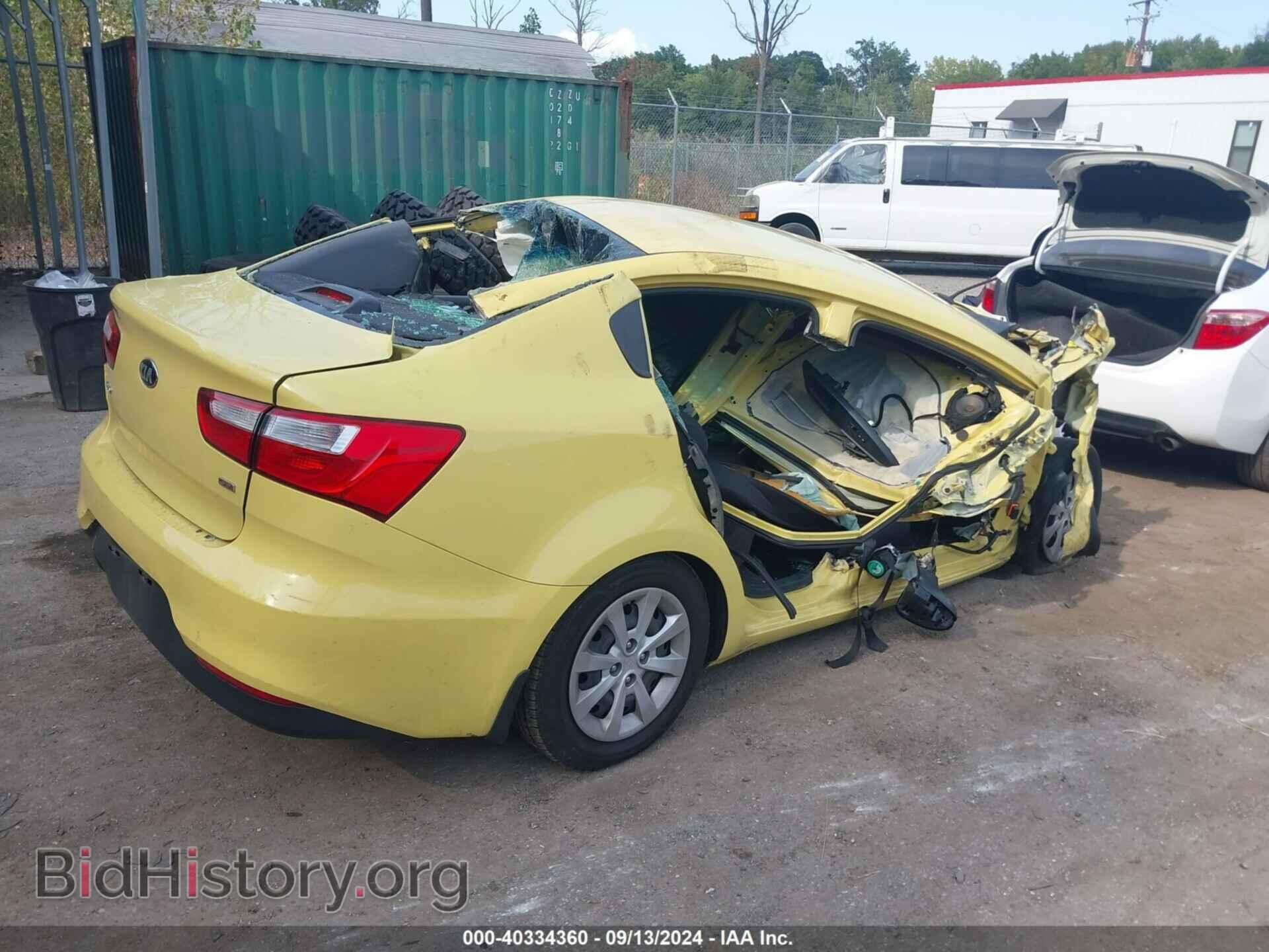 2016 KIA RIO - VIN: KNADM4A3XG6586345 - Фото 4