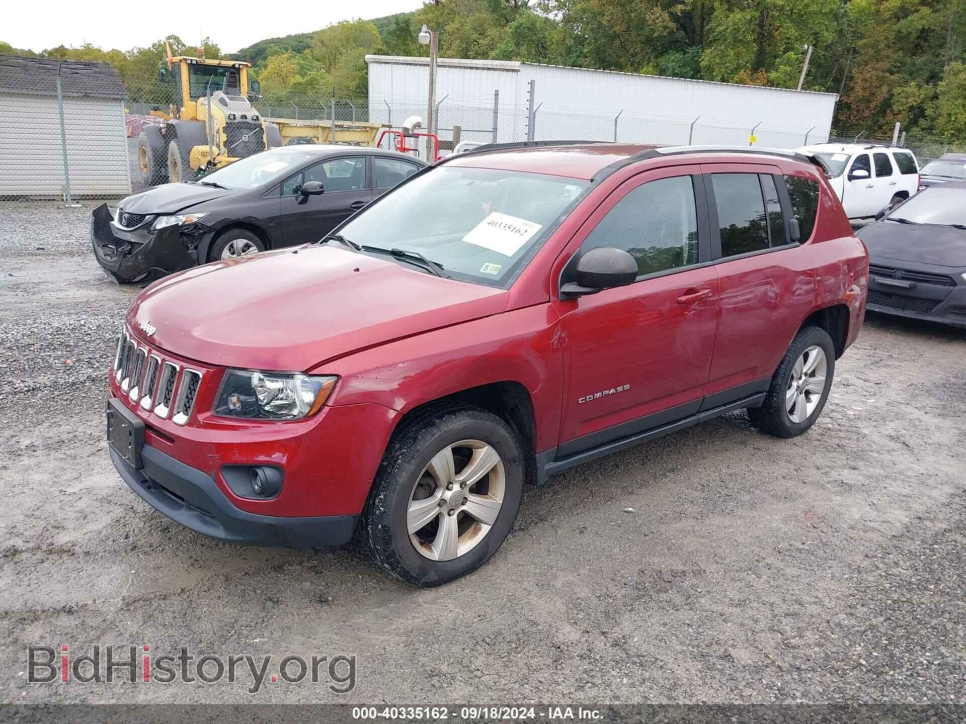 2016 JEEP COMPASS - VIN: 1C4NJDBB1GD522888 - Фото 2