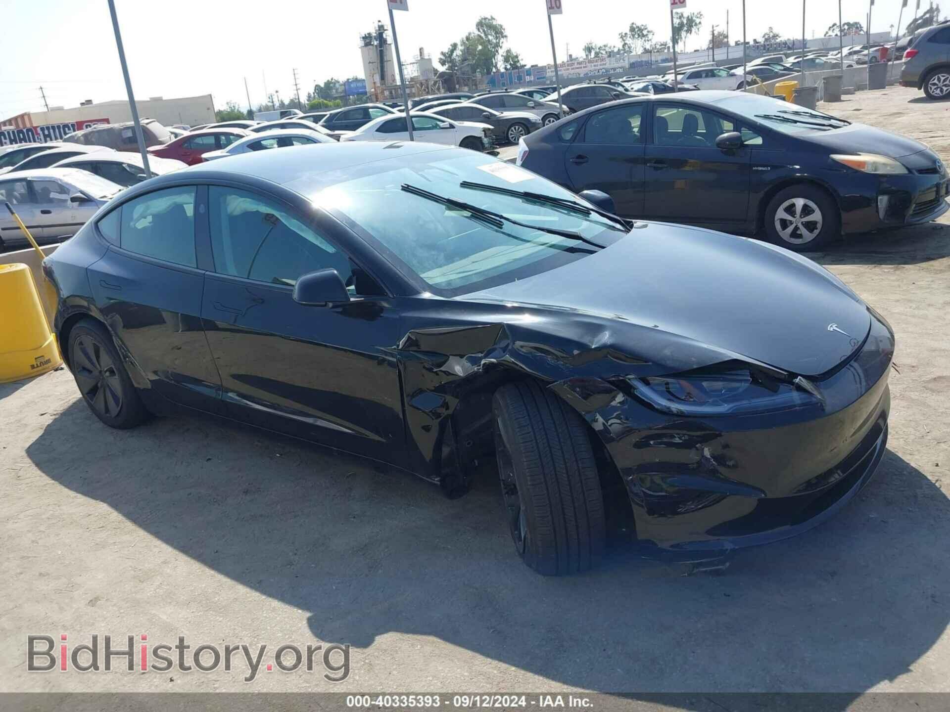 Photo 5YJ3E1EA5RF724139 - TESLA MODEL 3 2024