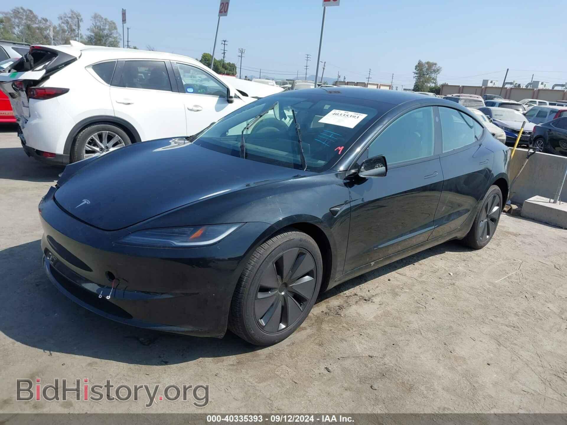2024 TESLA MODEL 3 - VIN: 5YJ3E1EA5RF724139 - Фото 2