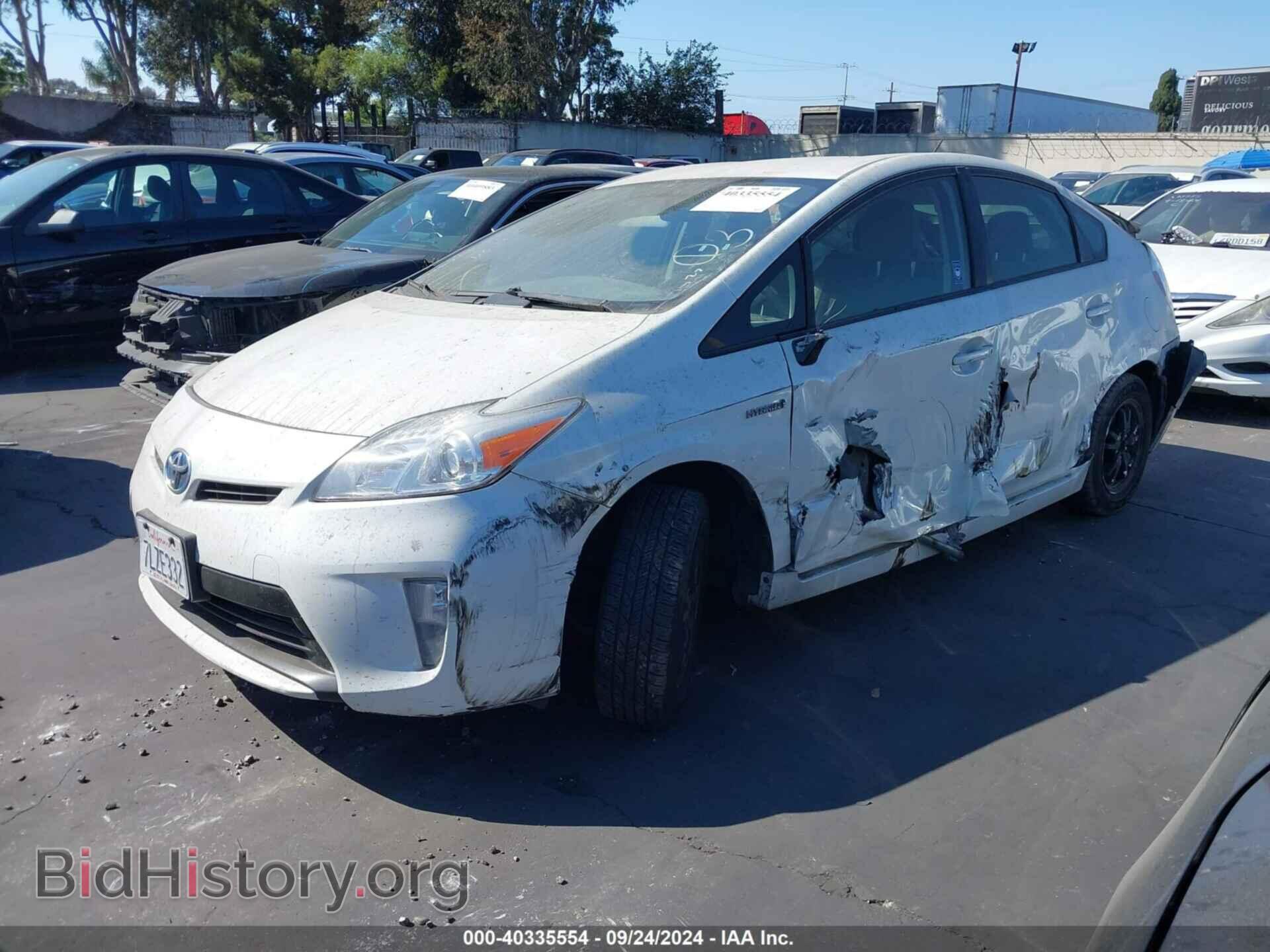 2015 TOYOTA PRIUS - VIN: JTDKN3DU2F0456020 - Фото 2