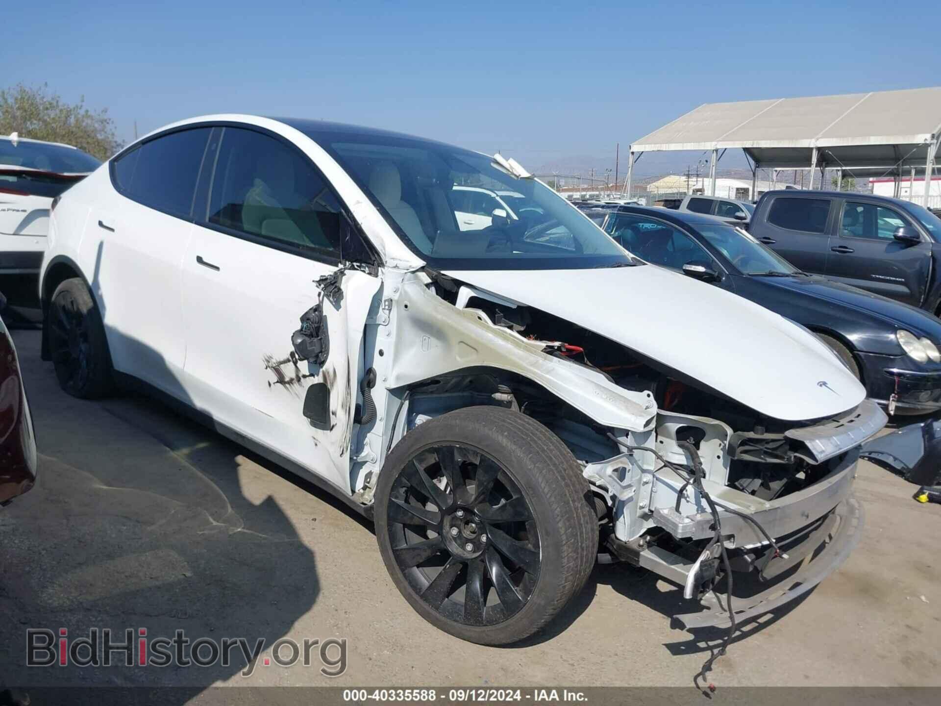 Photo 7SAYGAEE4NF543758 - TESLA MODEL Y 2022