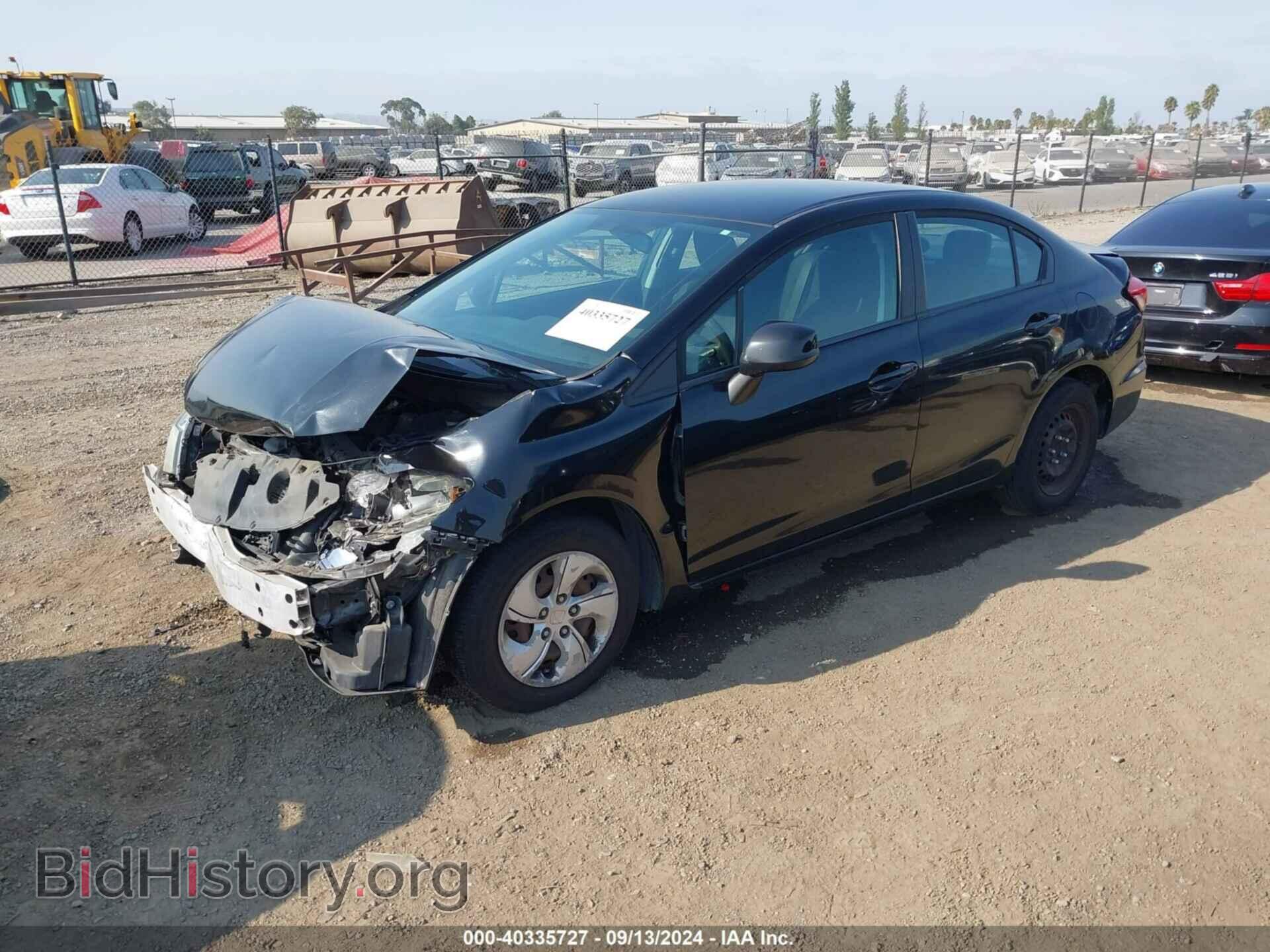 2013 HONDA CIVIC - VIN: 19XFB2F5XDE004671 - Фото 2