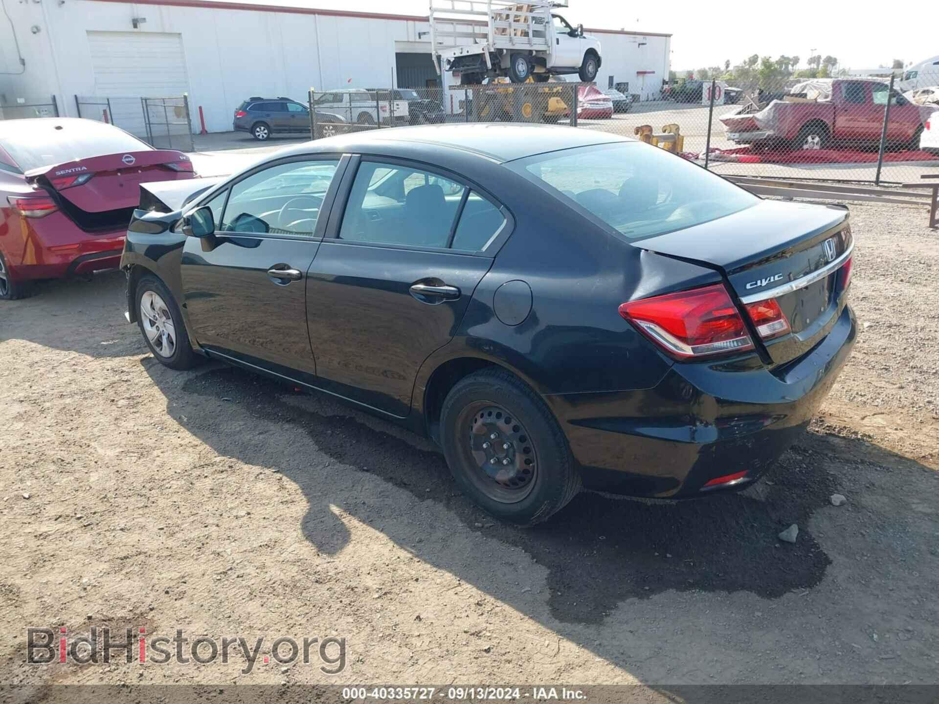 2013 HONDA CIVIC - VIN: 19XFB2F5XDE004671 - Фото 3