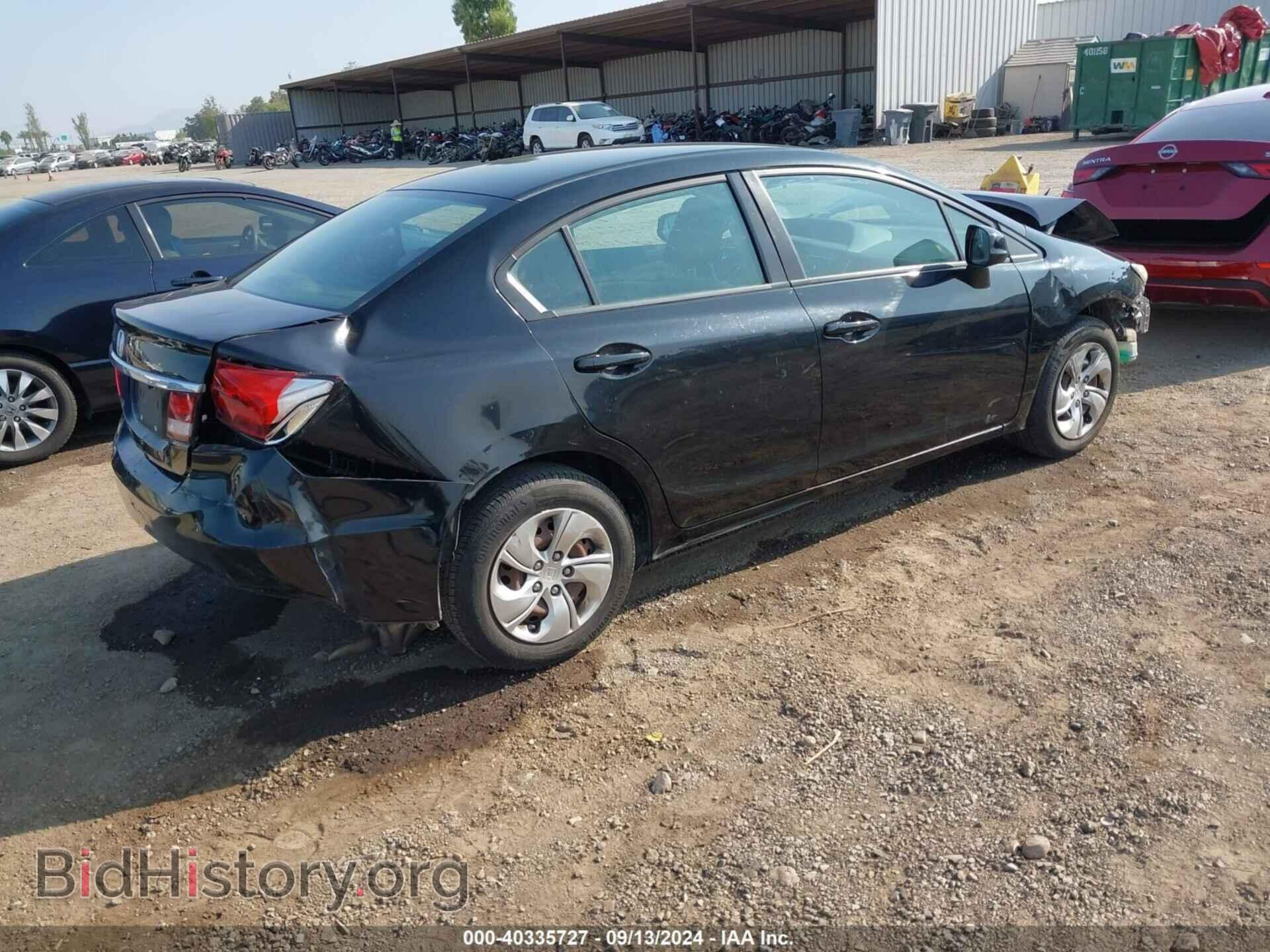 2013 HONDA CIVIC - VIN: 19XFB2F5XDE004671 - Фото 4