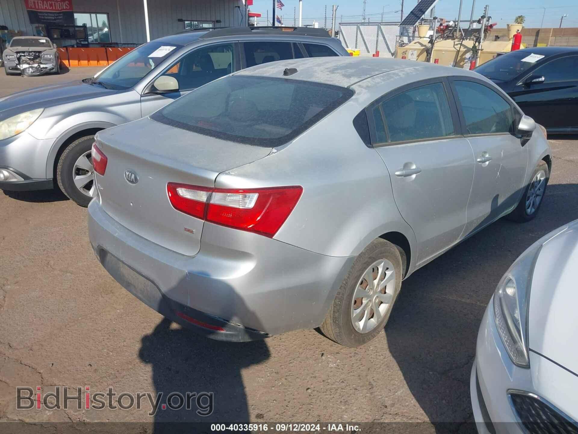 2013 KIA RIO - VIN: KNADM4A31D6270568 - Фото 4