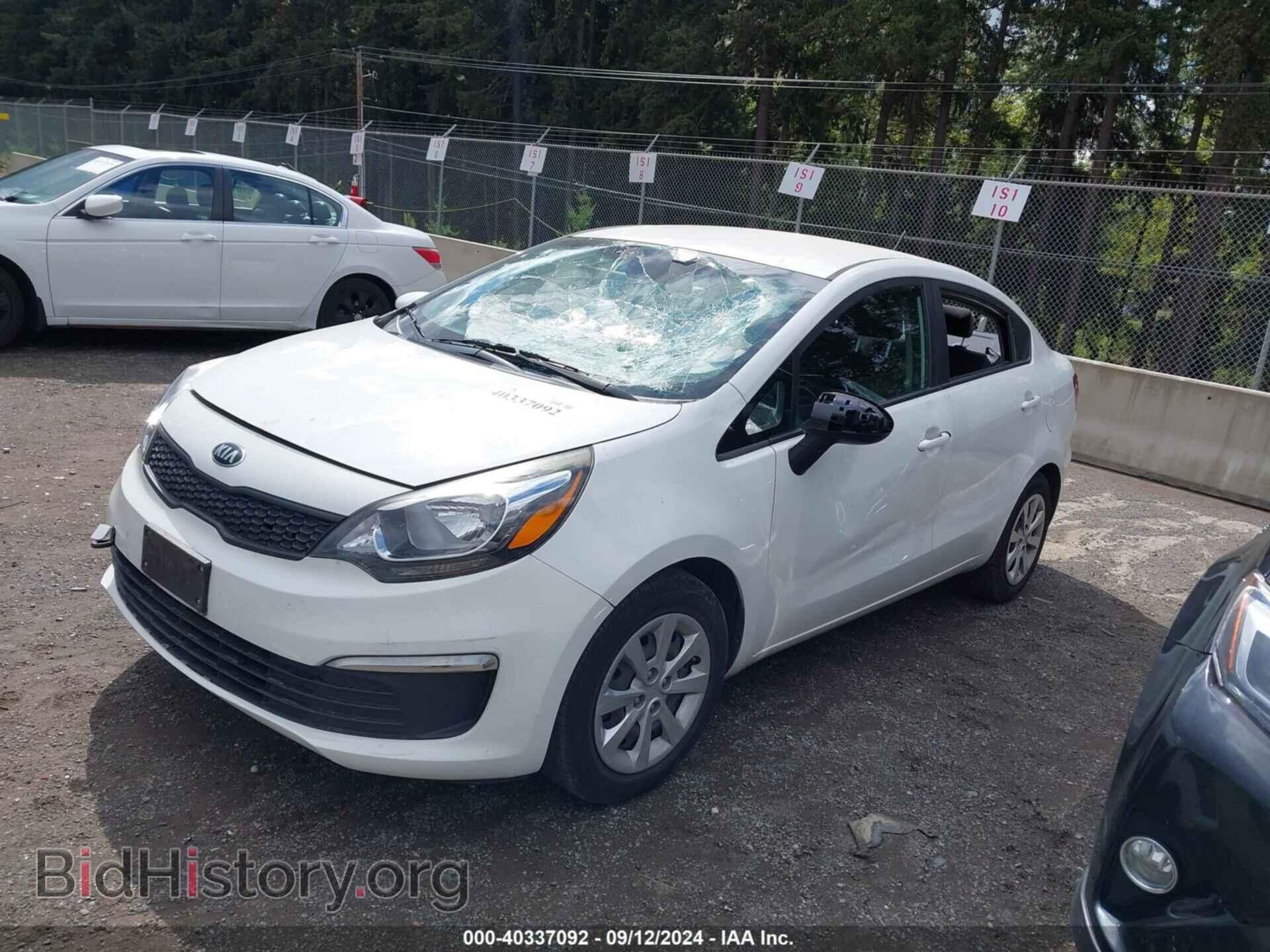 2016 KIA RIO - VIN: KNADM4A3XG6695338 - Фото 2