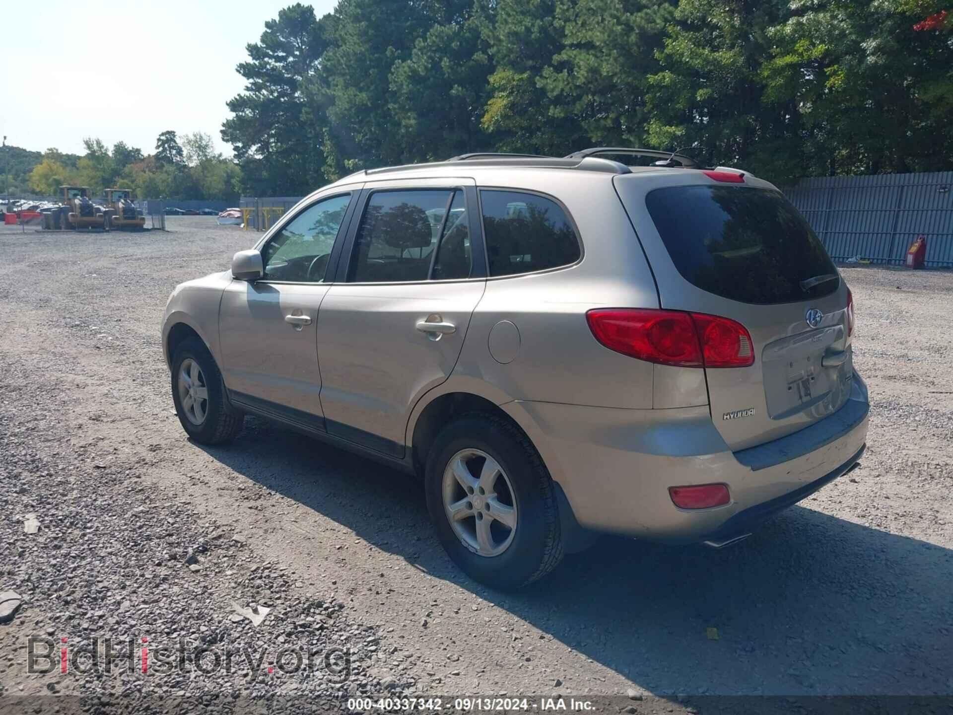 2007 HYUNDAI SANTA FE - VIN: 5NMSG73D87H083621 - Фото 3