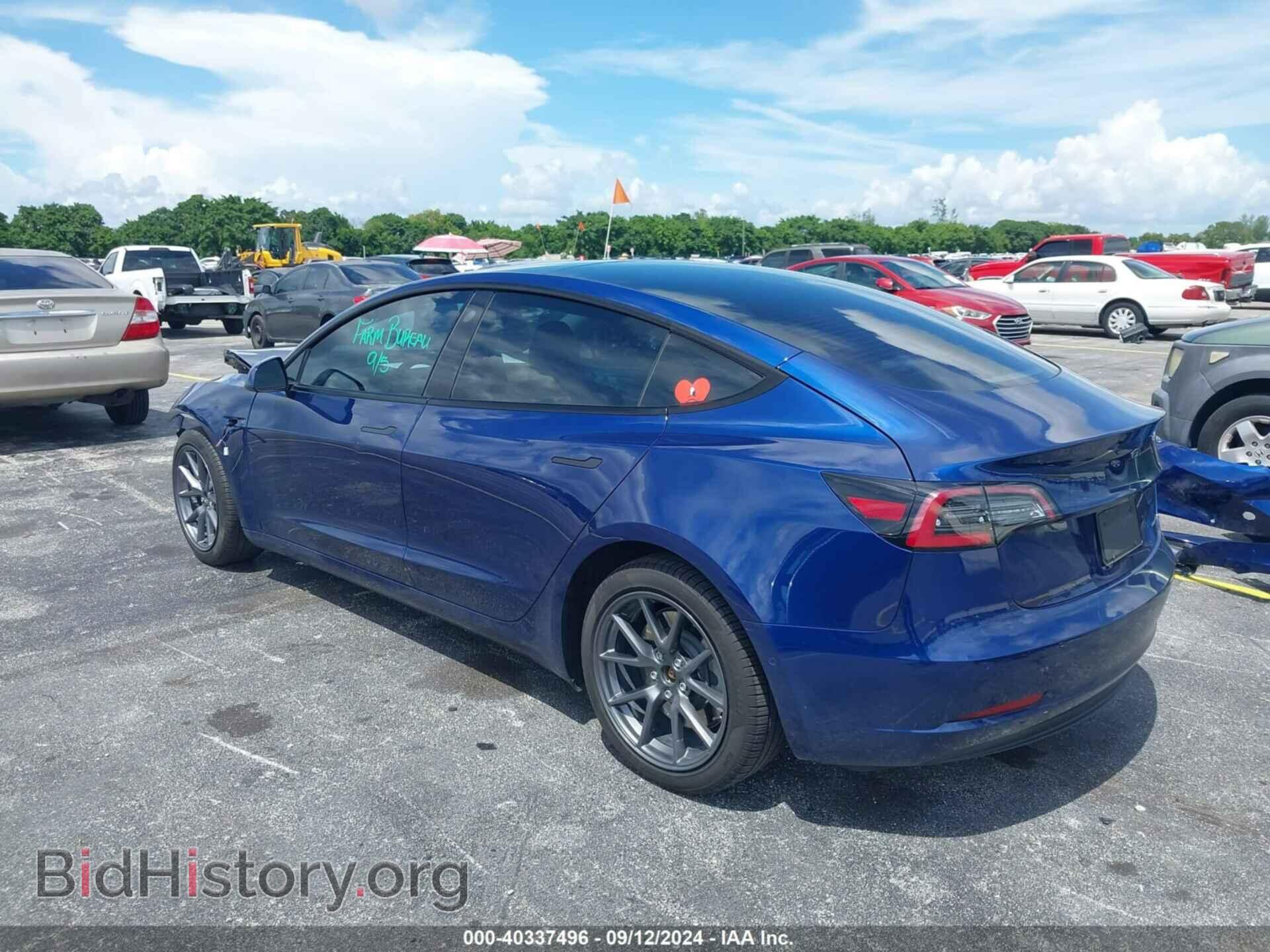 2022 TESLA MODEL 3 - VIN: 5YJ3E1EB4NF267097 - Фото 3