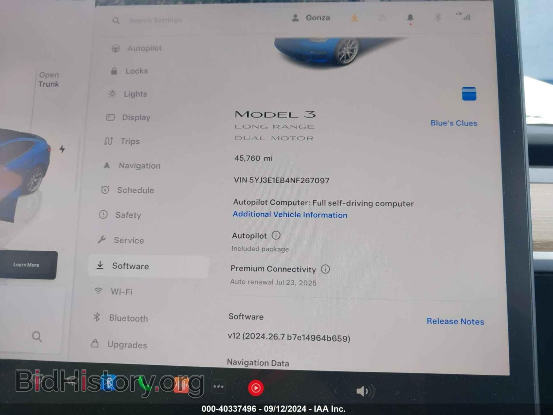 2022 TESLA MODEL 3 - VIN: 5YJ3E1EB4NF267097 - Фото 7