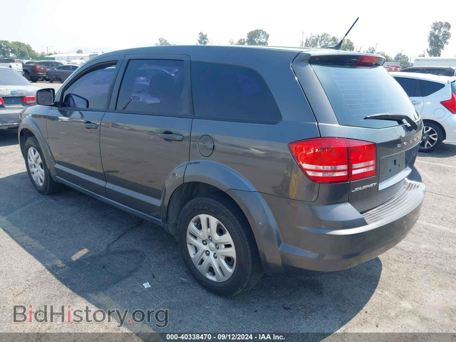 2014 DODGE JOURNEY - VIN: 3C4PDCAB9ET198804 - Фото 3