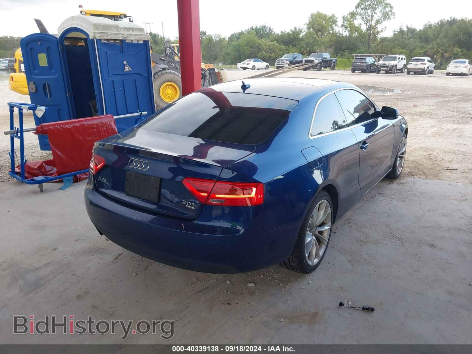 2013 AUDI A5 - VIN: WAULFAFR3DA047026 - Фото 4