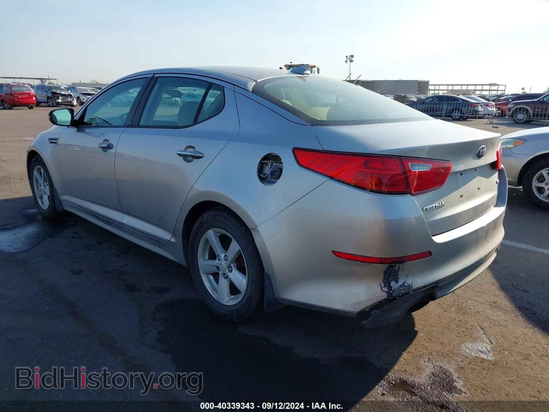 2015 KIA OPTIMA - VIN: KNAGM4A78F5587160 - Фото 3