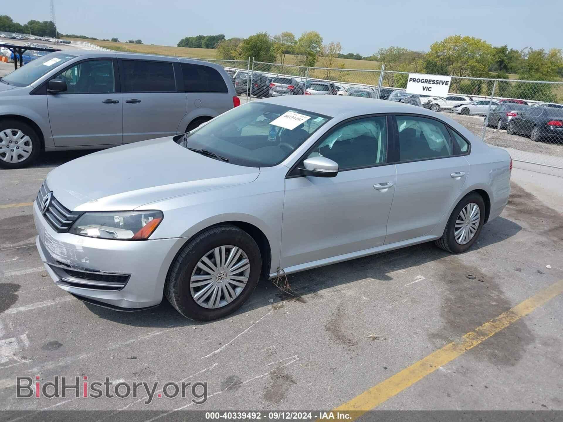 2014 VOLKSWAGEN PASSAT - VIN: 1VWAS7A3XEC095931 - Фото 2
