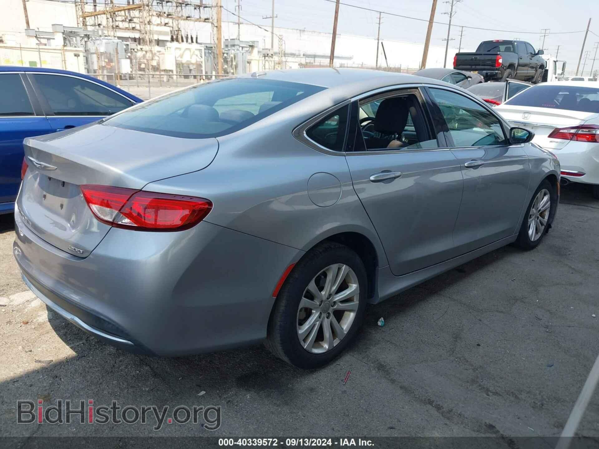 2015 CHRYSLER 200 - VIN: 1C3CCCAB7FN674555 - Фото 4