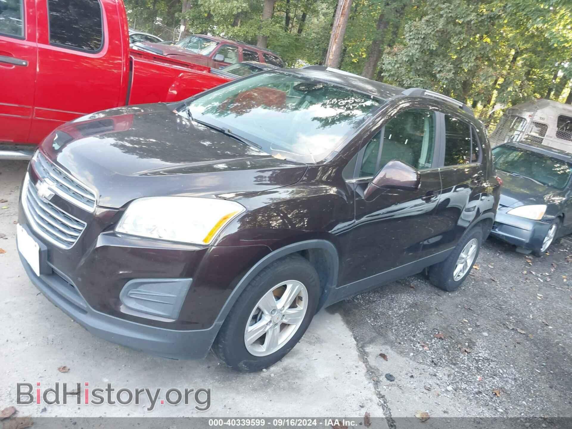 2015 CHEVROLET TRAX - VIN: KL7CJLSB5FB116847 - Фото 2